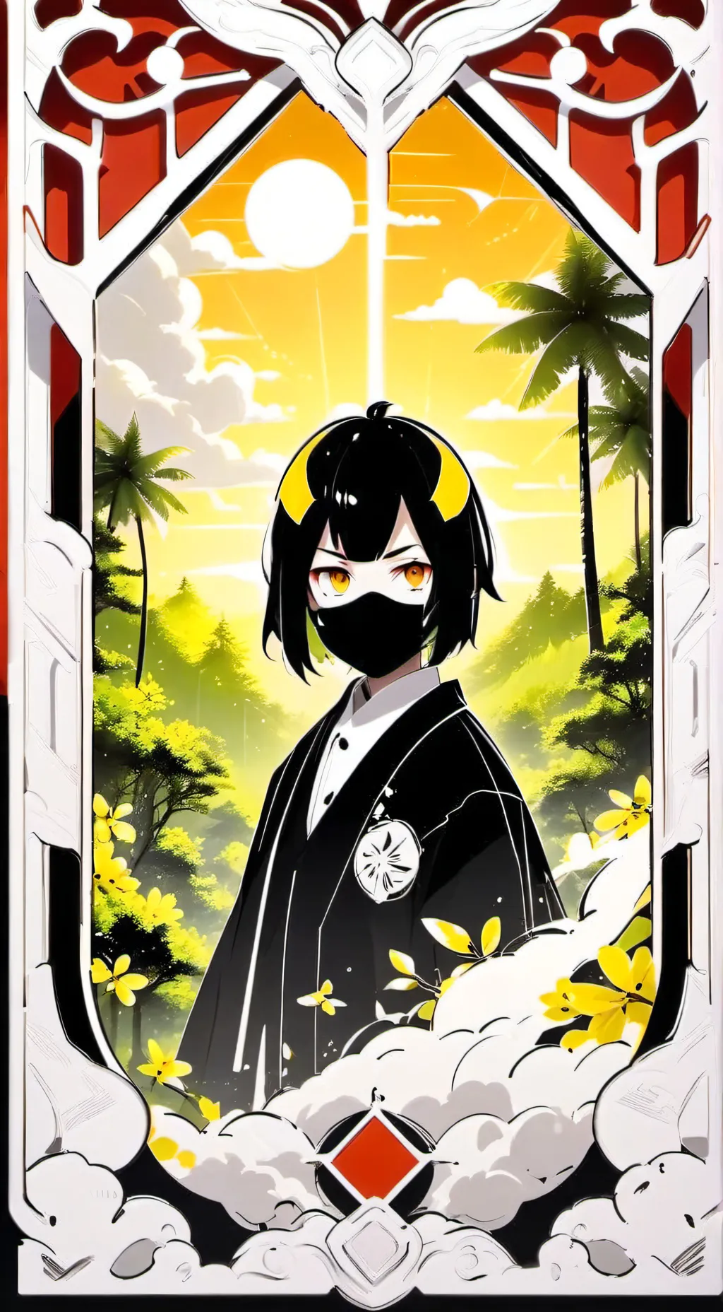 ai character: Leopard  background
