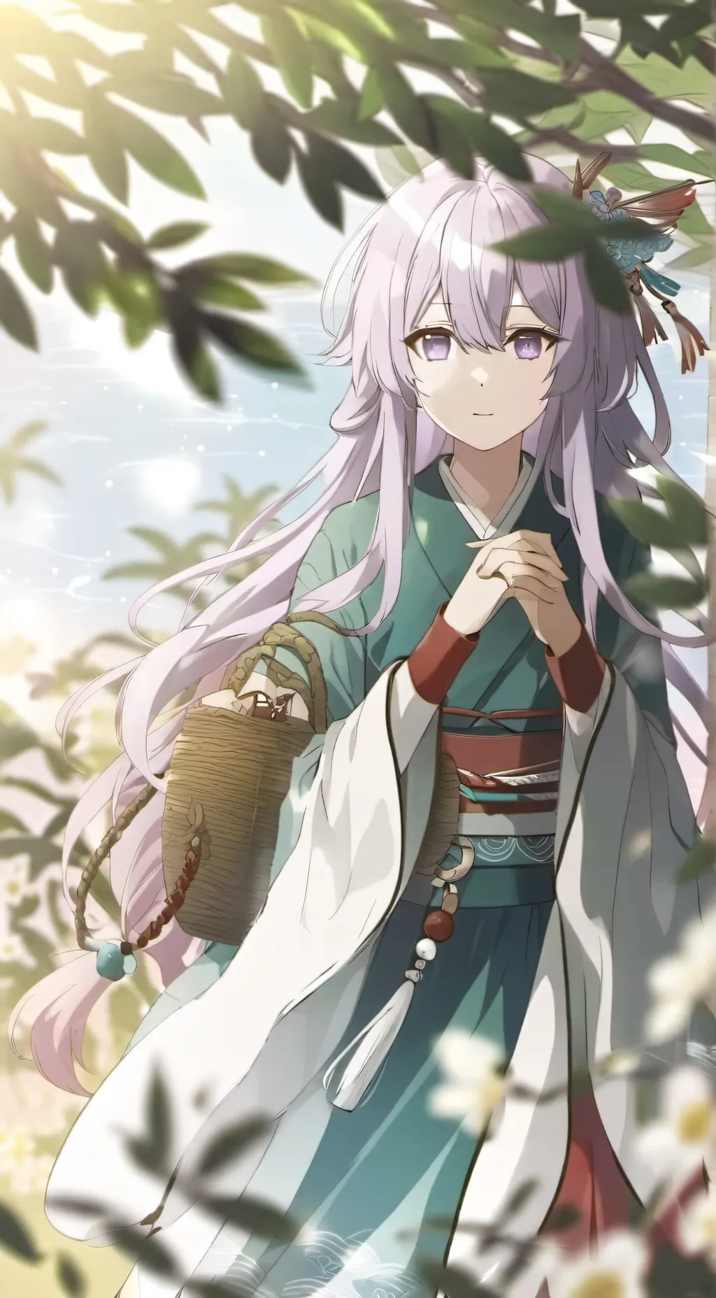 ai character: Luna background