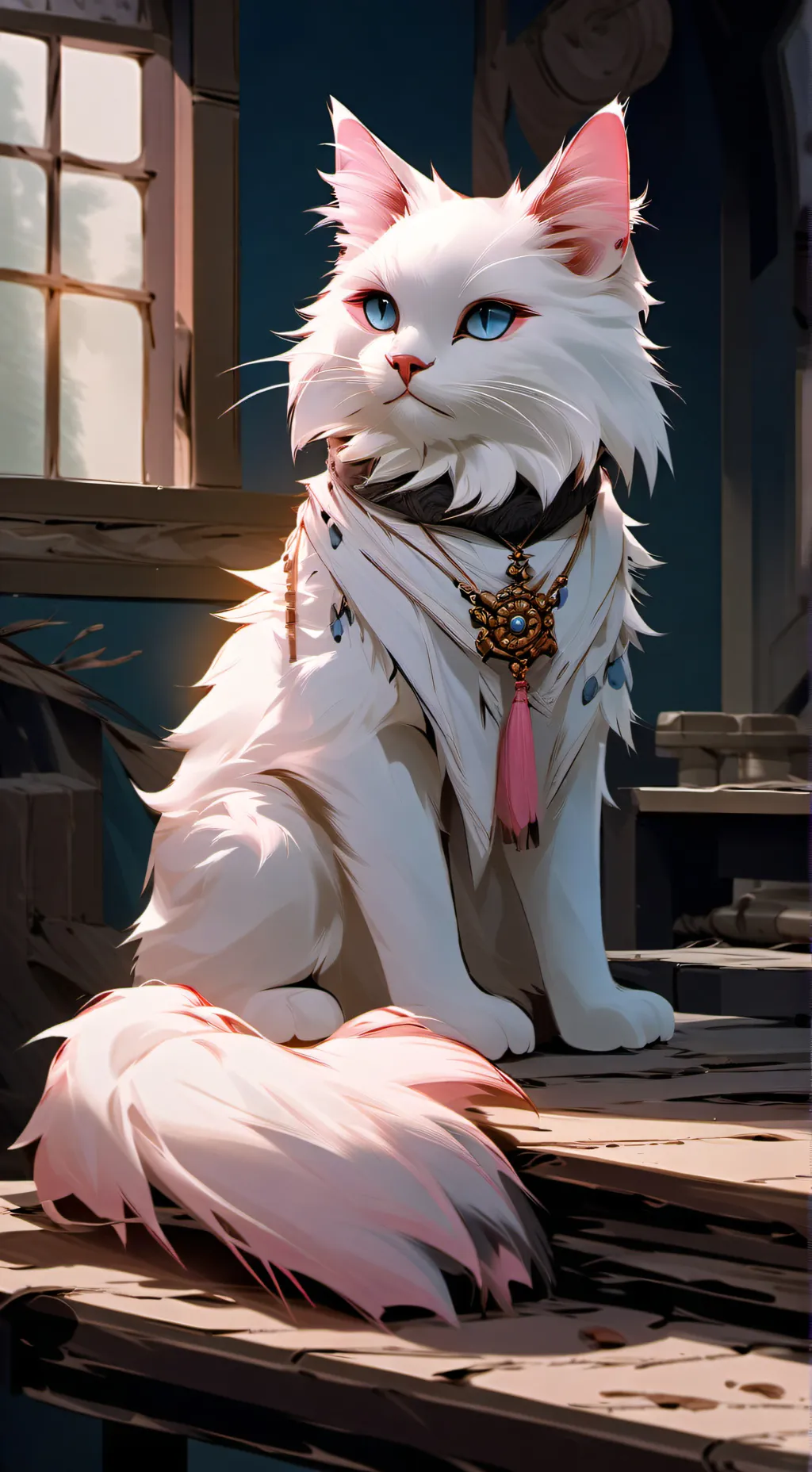 ai character: Leo background