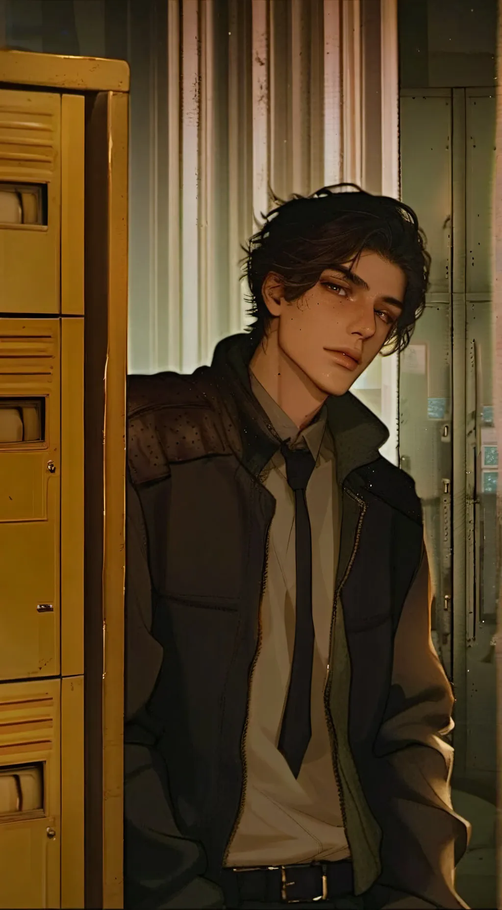 ai character: Jaden  background