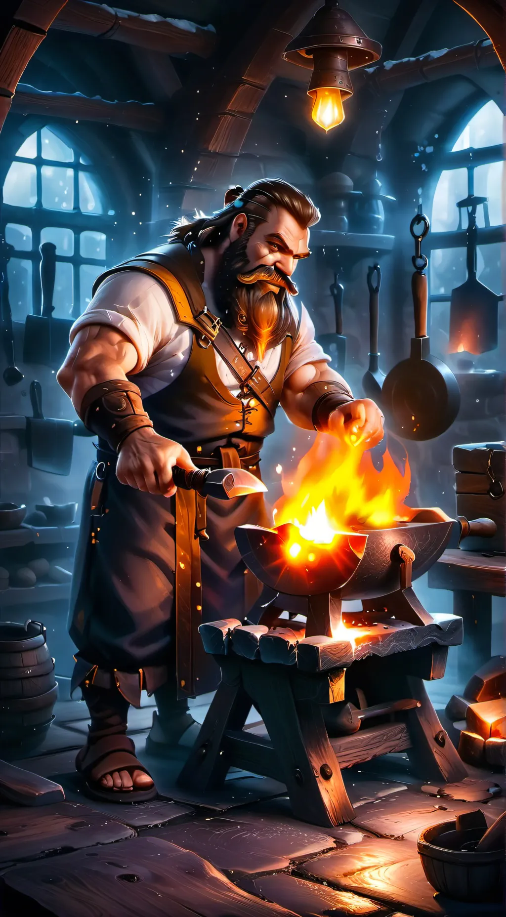 ai character: Borin Ironfist background