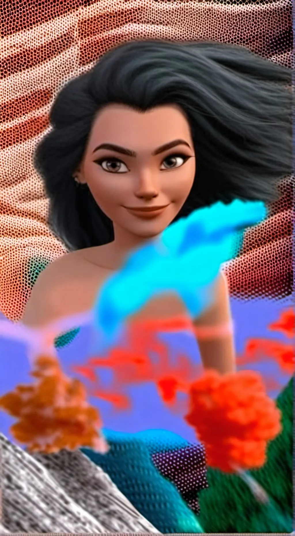 ai character: Moana background
