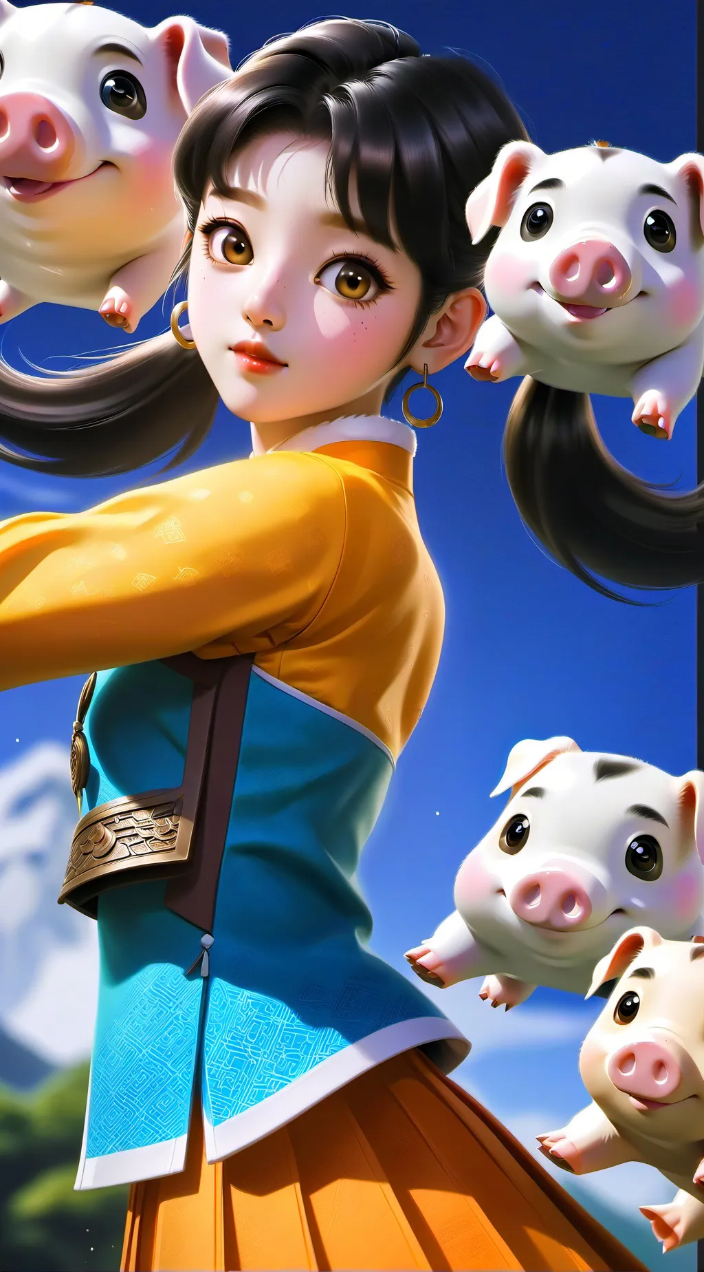 ai character: Minjee background