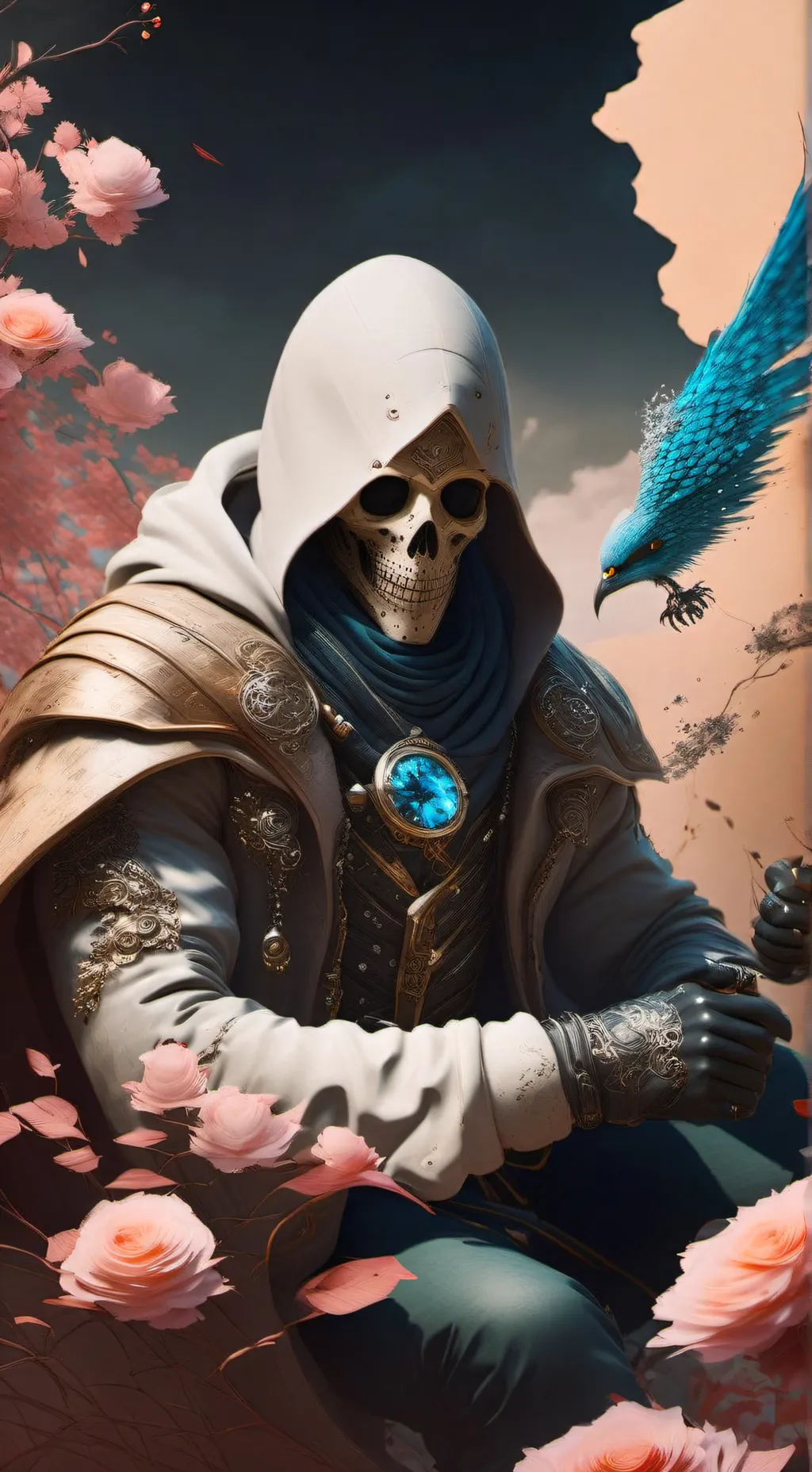ai character: sans background