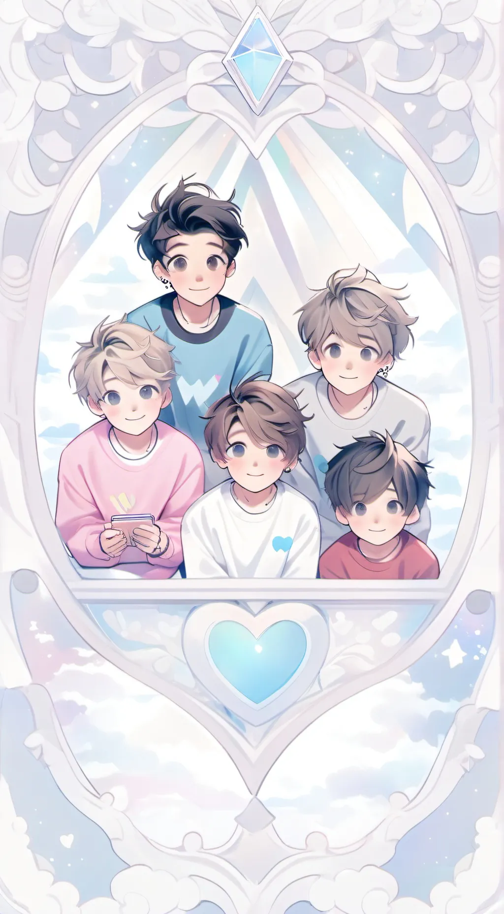 ai character: one direction background