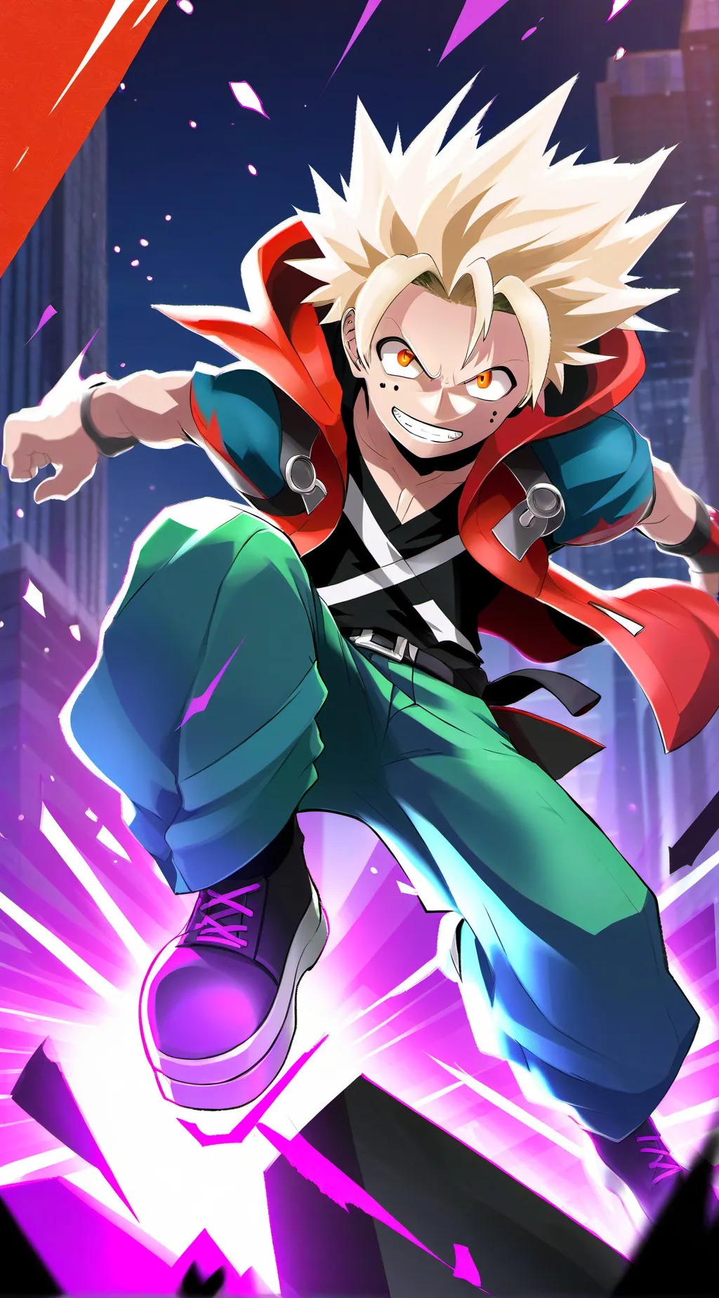 ai character: bakugo background