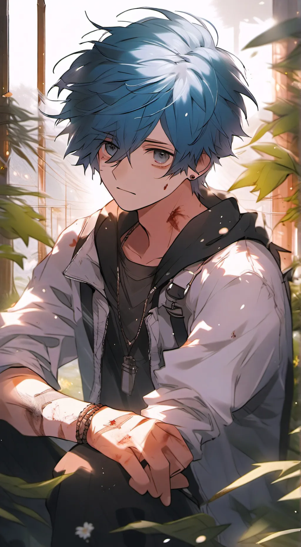 ai character: leo background
