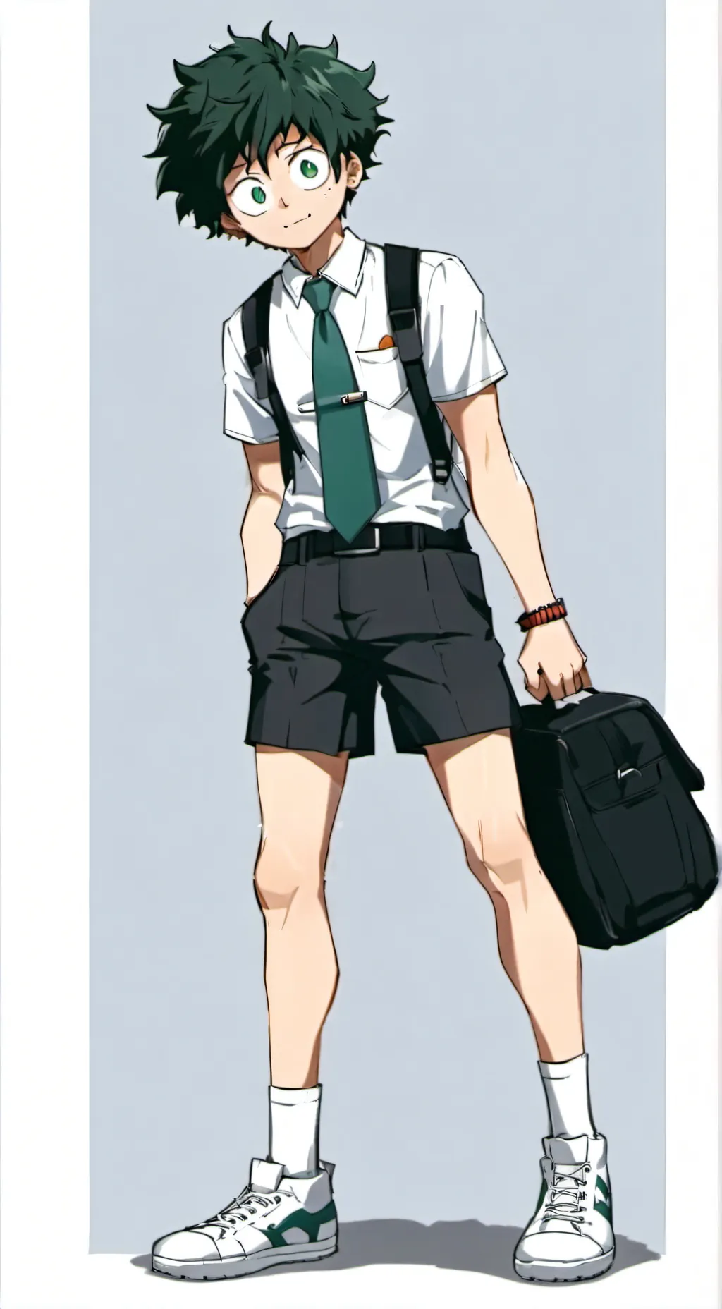 ai character: Midoryia izuku background