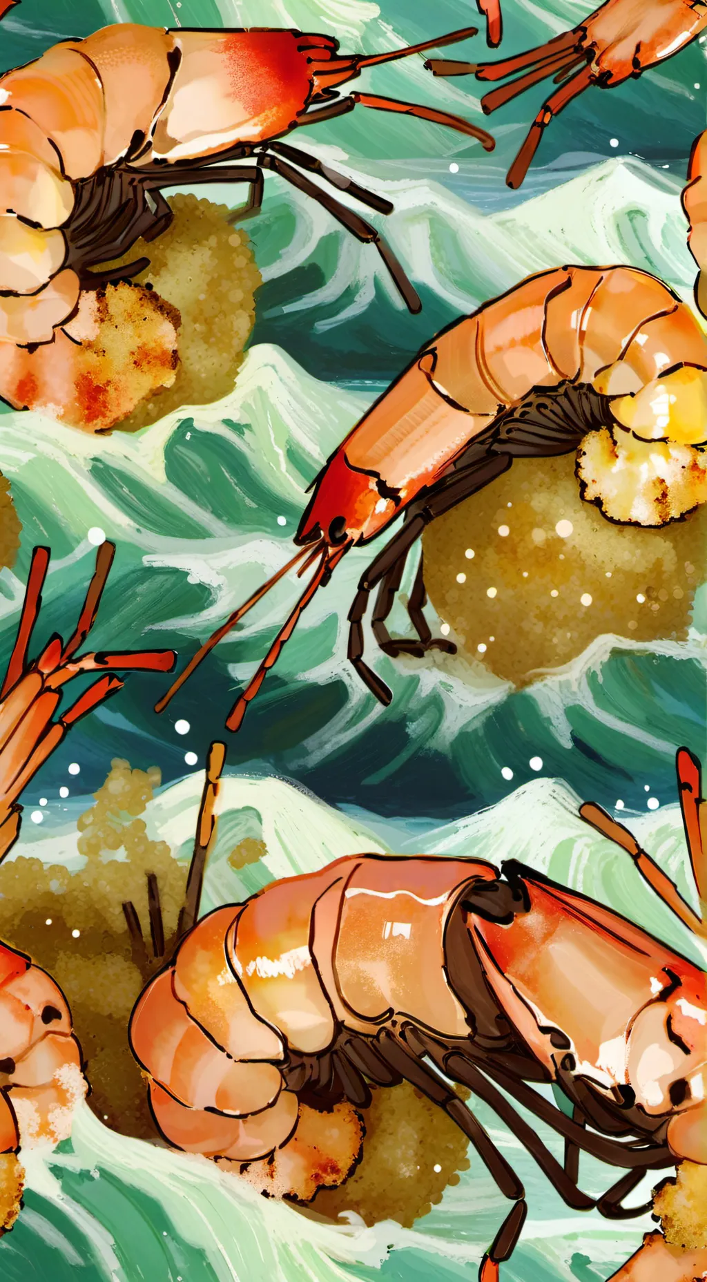 ai character: Shrimpo Angst background