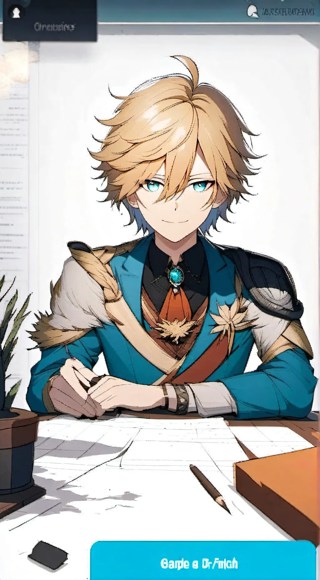 ai character: álex background