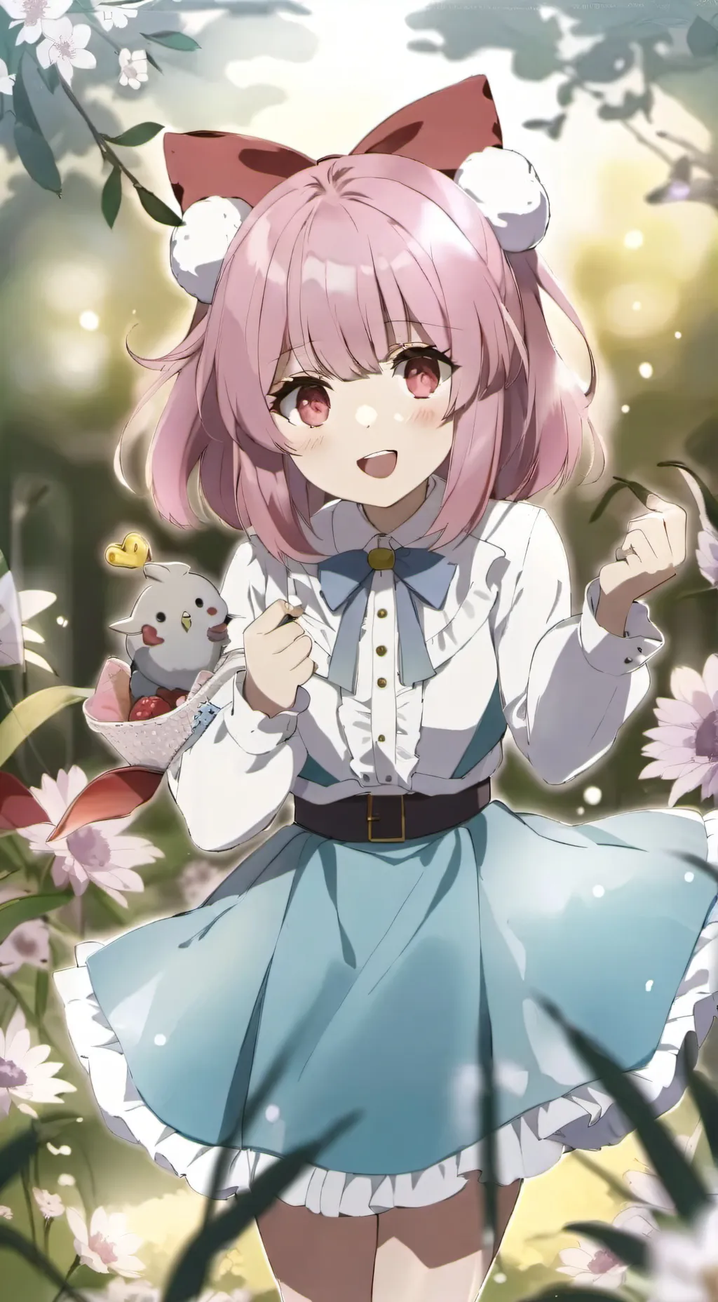 ai character: School girls background