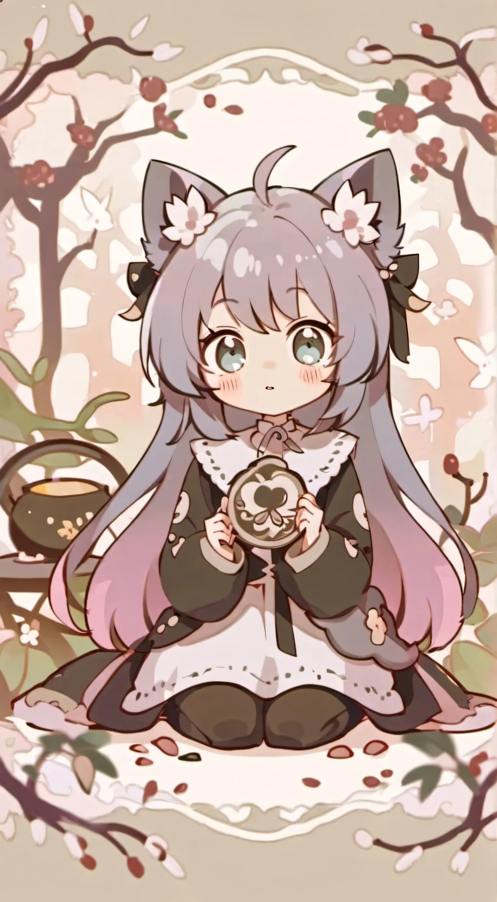 ai character: bebe abandonada  background