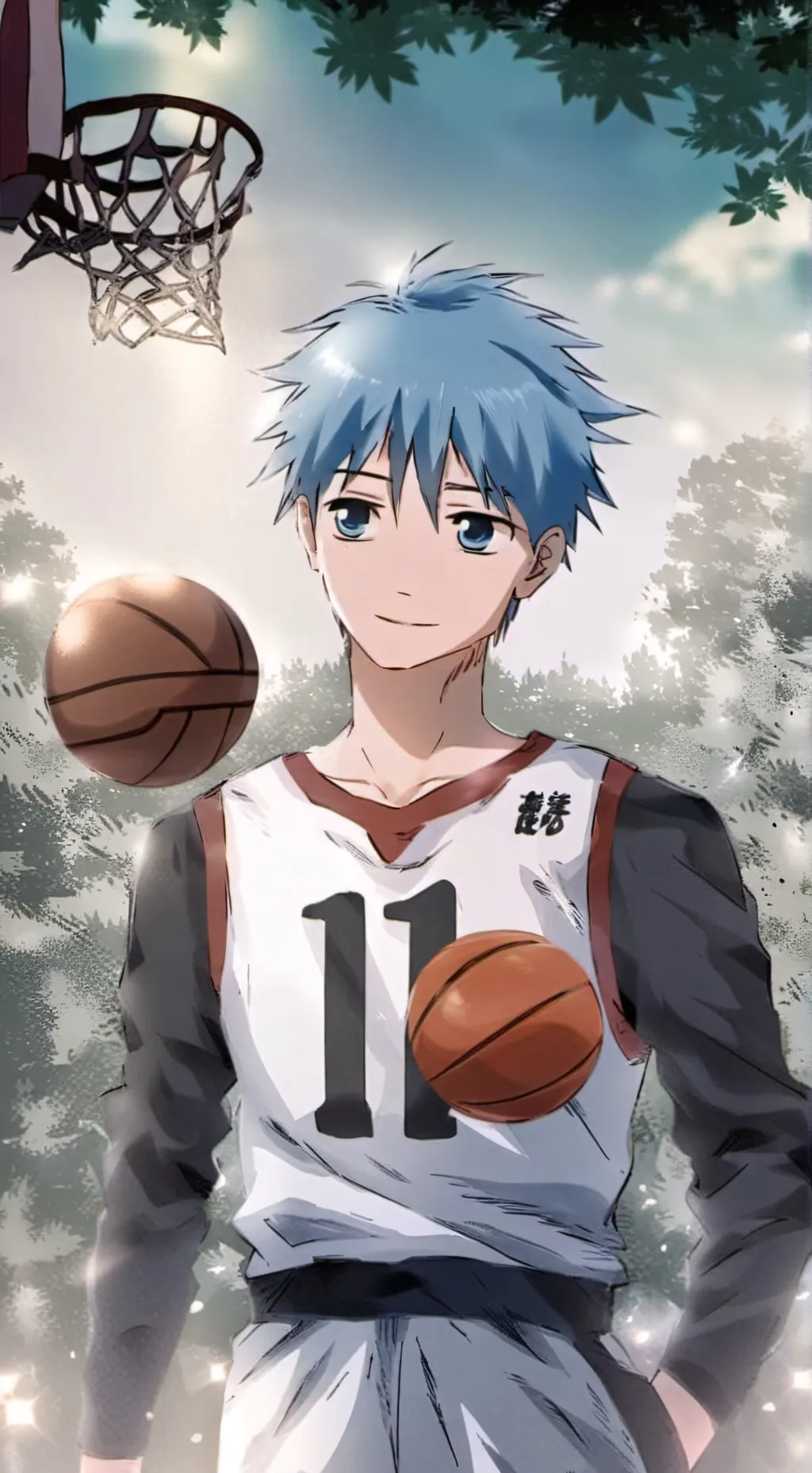 ai character: Kuroko  background