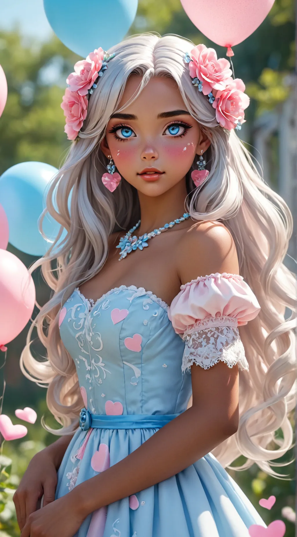 ai character: Valentine background