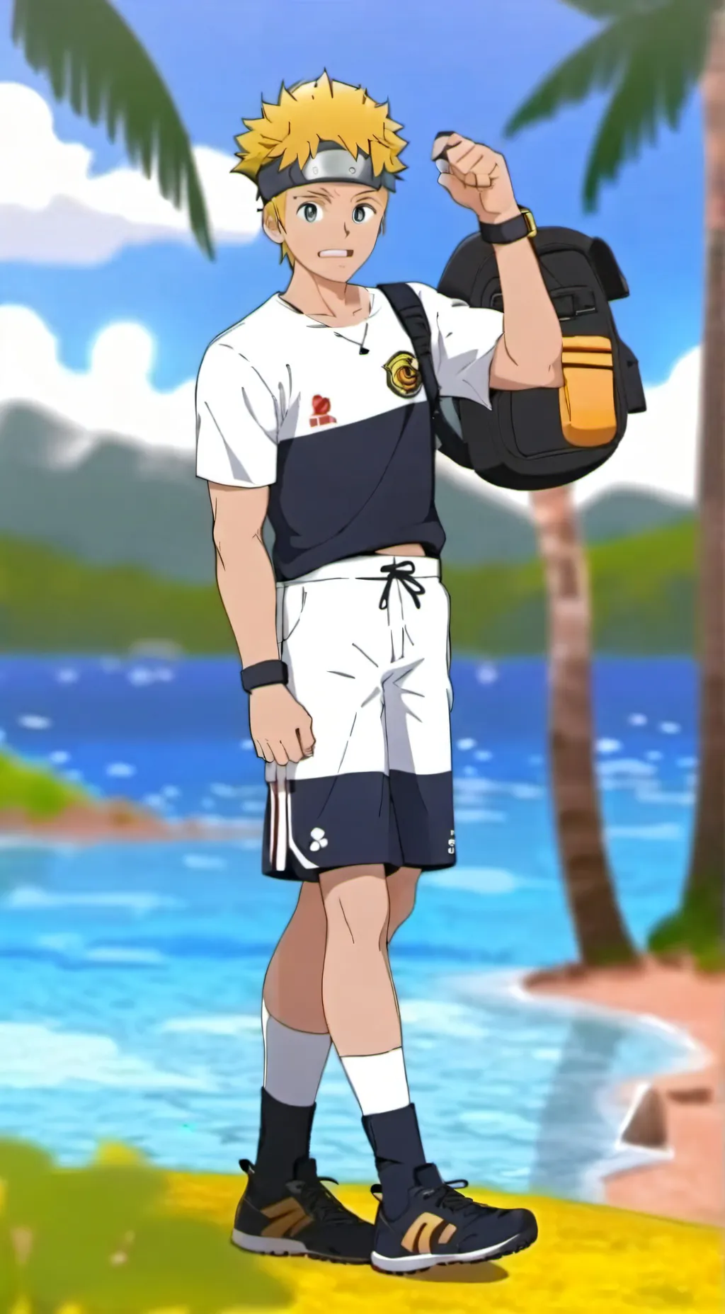 ai character: Наруто background
