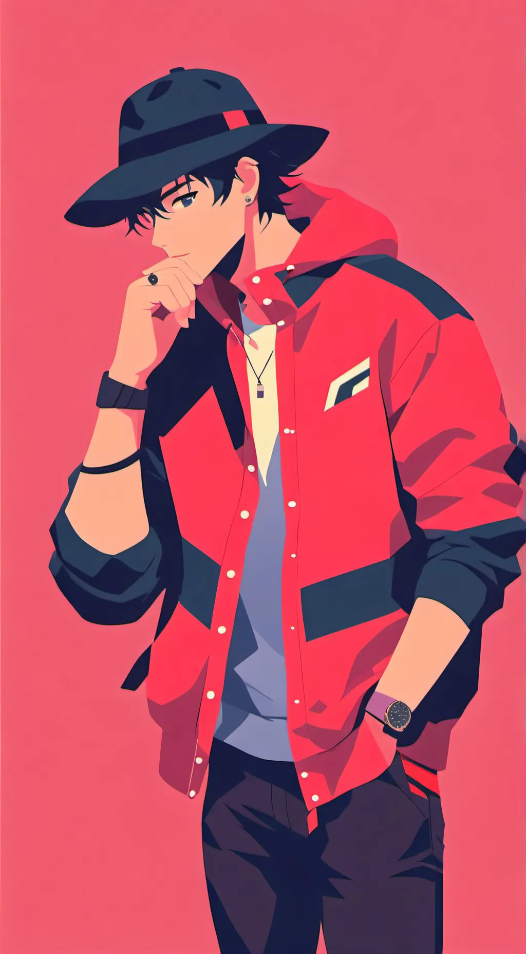 ai character: Daniel  background