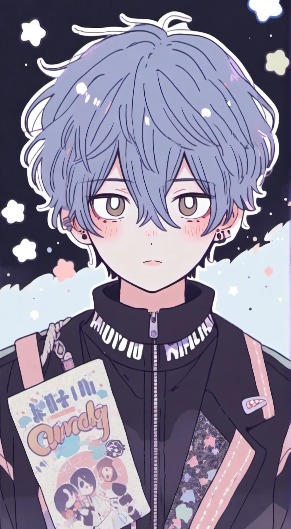 ai character: 🏳️‍🌈Kaylan☁️ background