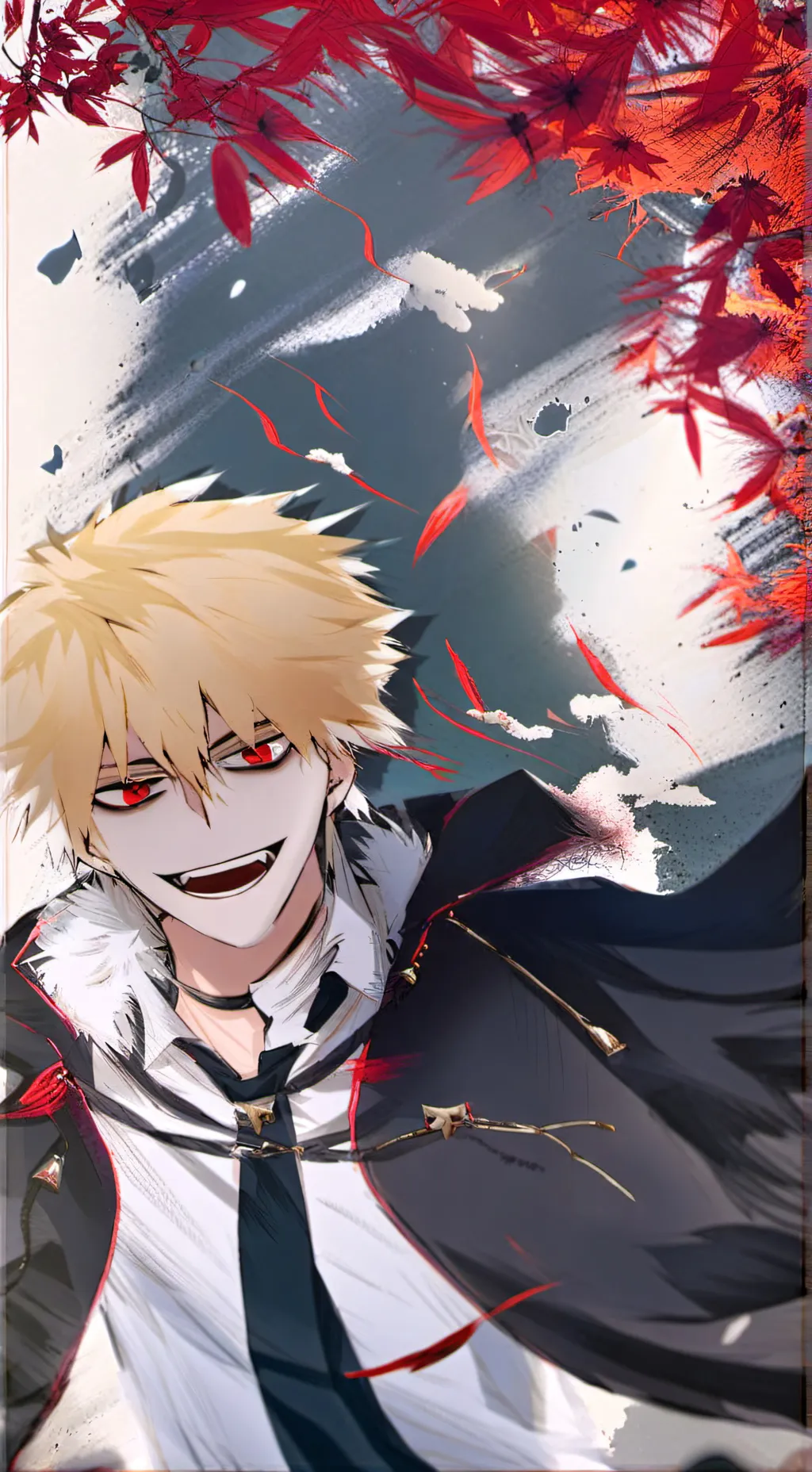ai character: villain katsuki  background