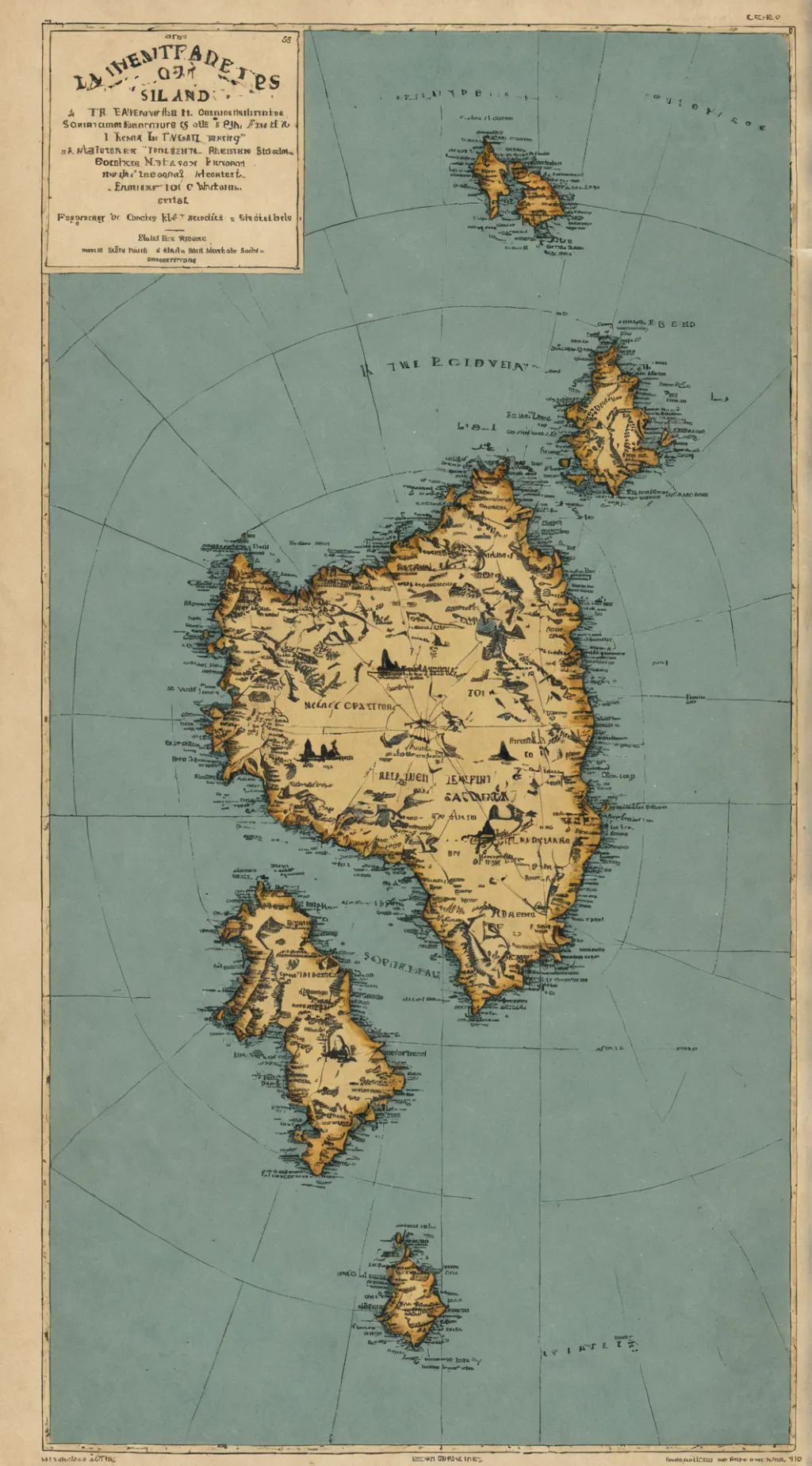 ai character: Map of old Puna background