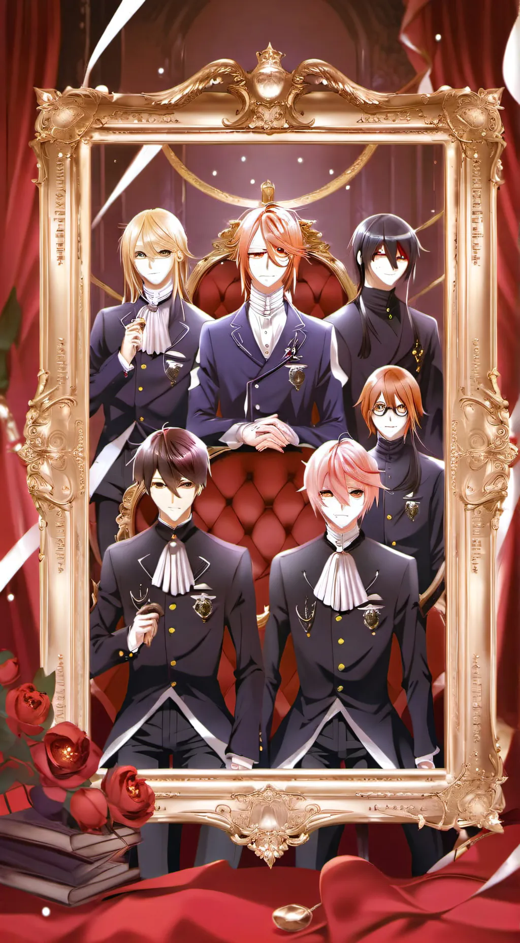ai character: ALL X HEINE  background
