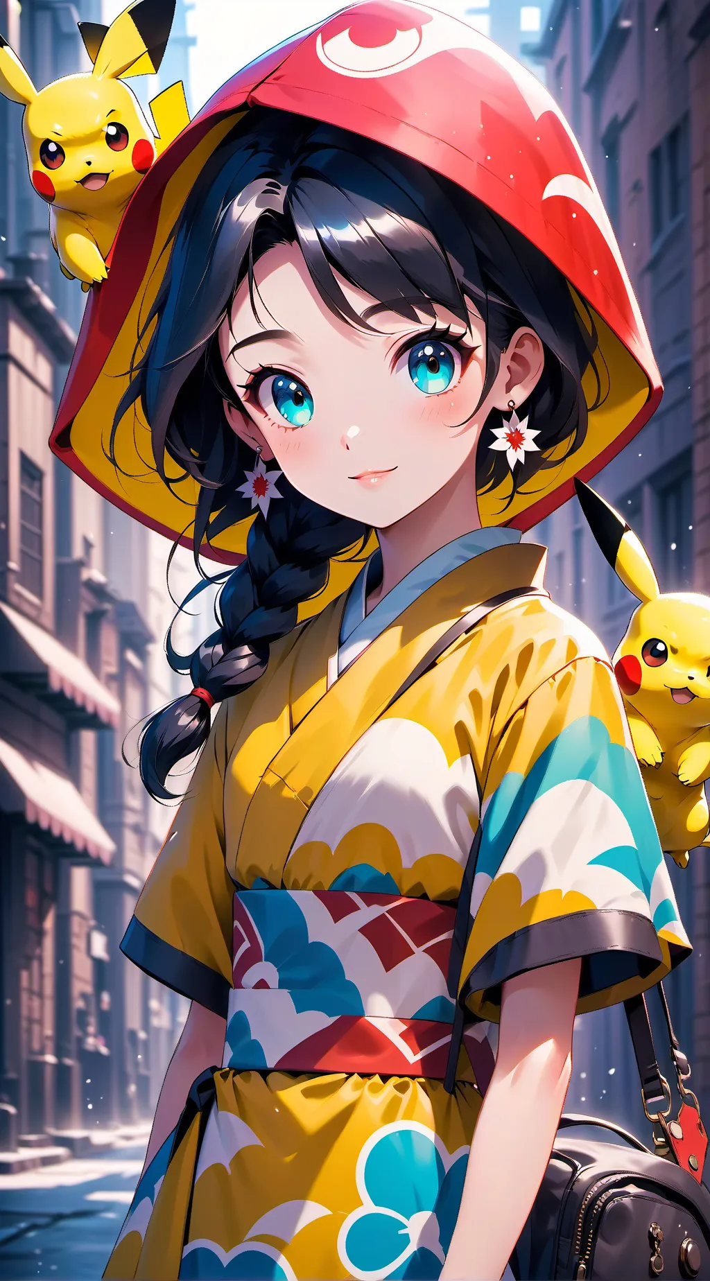 ai character: Luna background