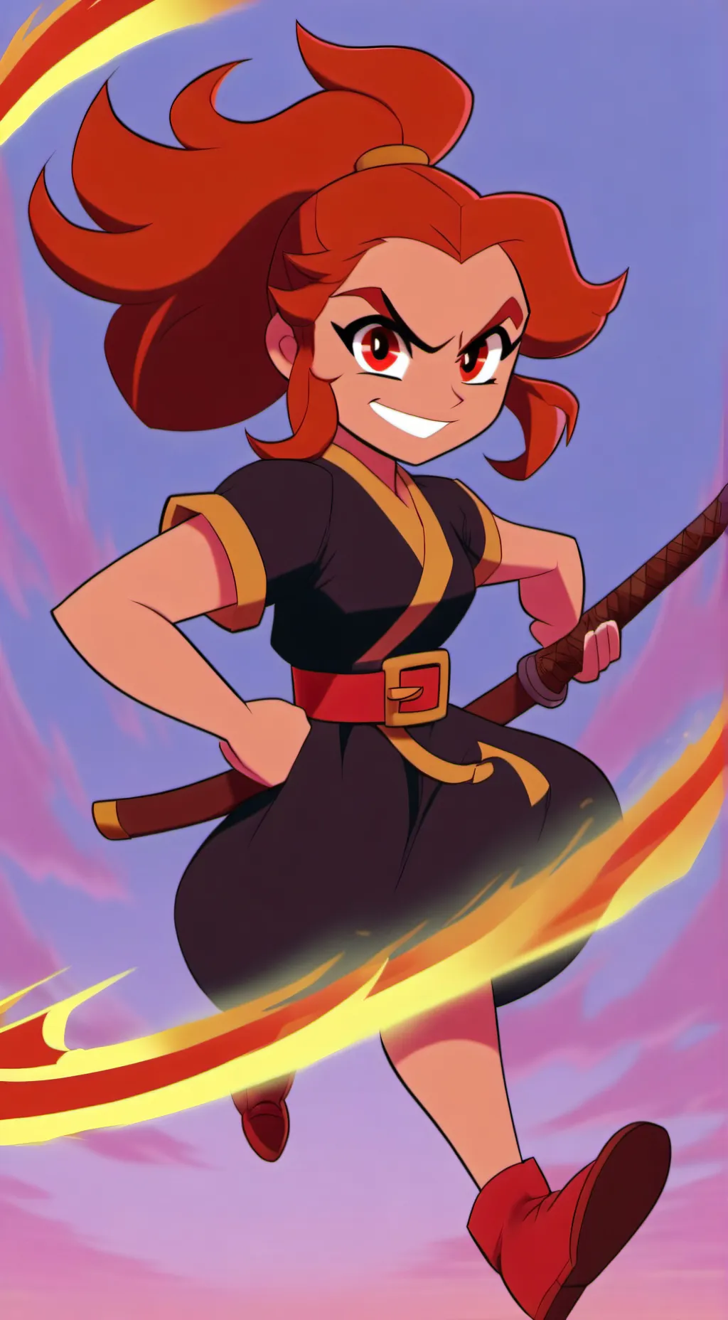 ai character: chilli pepper background