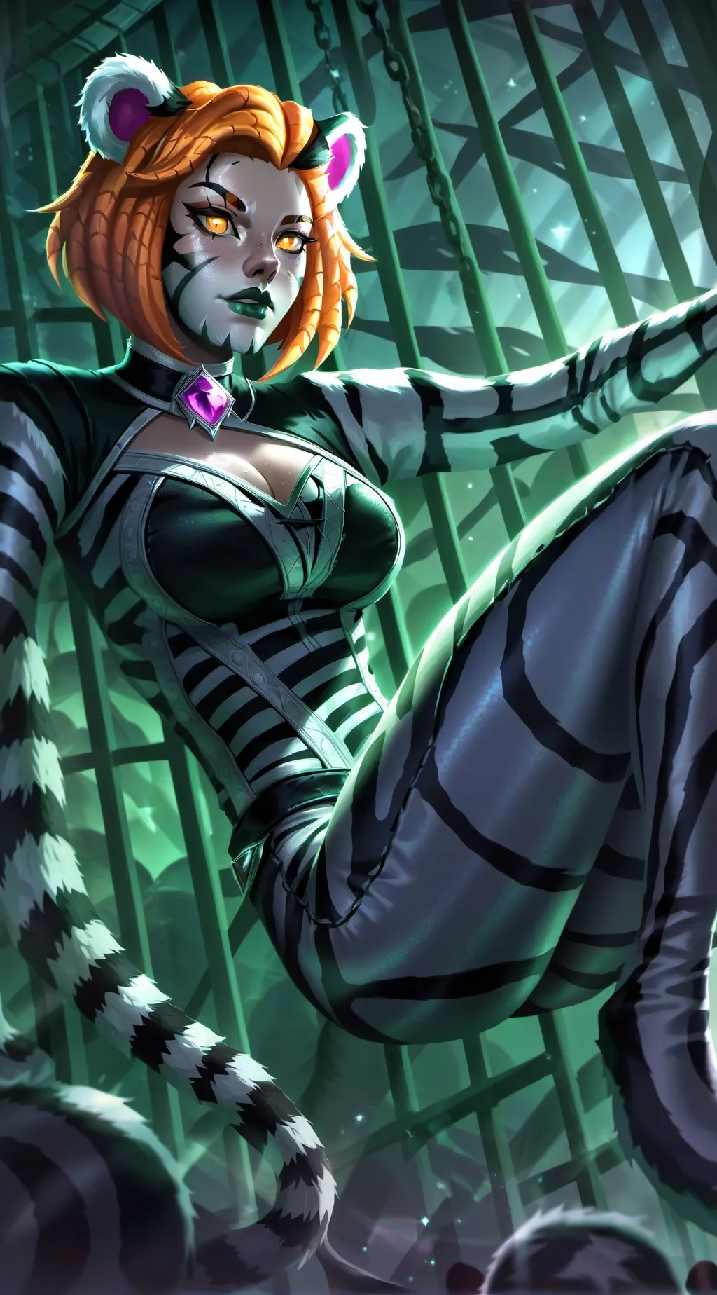 ai character: Tiara background