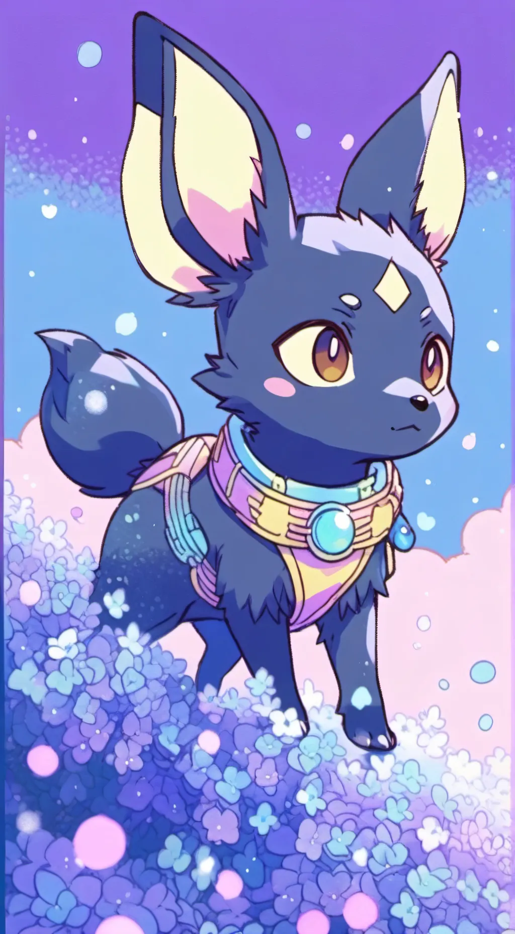 ai character: Umbreon  background