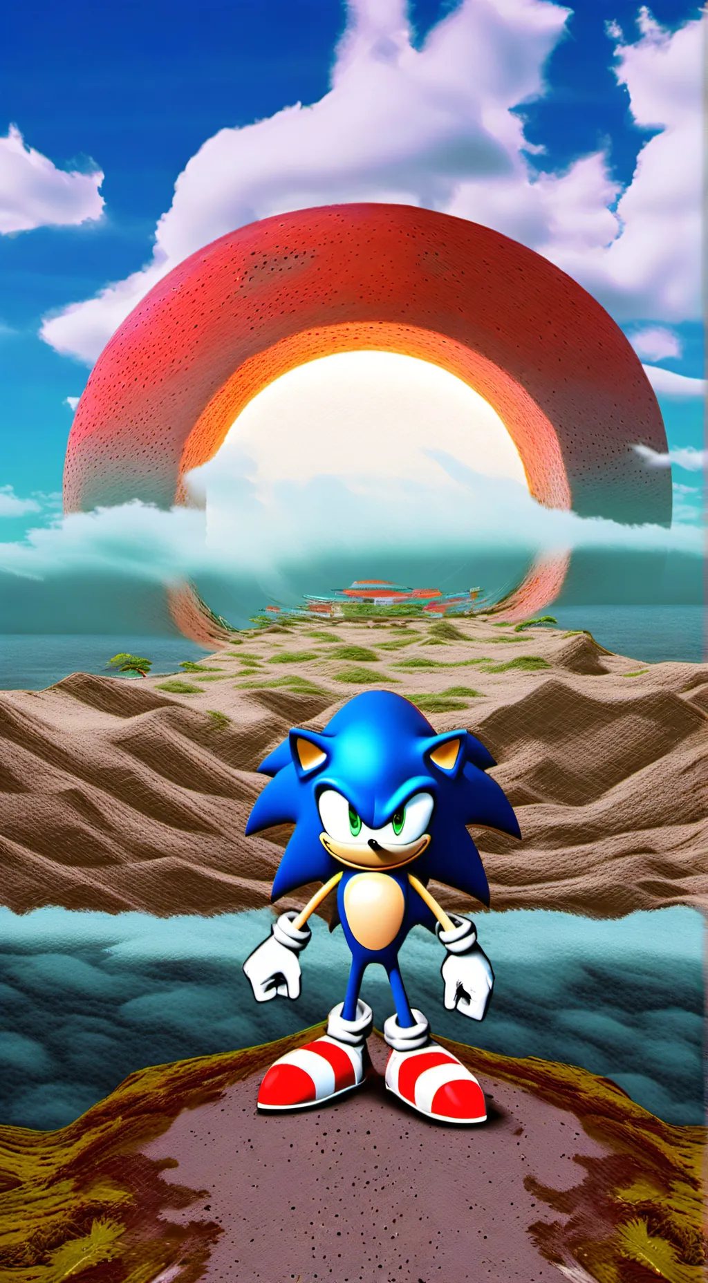 ai character: Sonic Adventure background