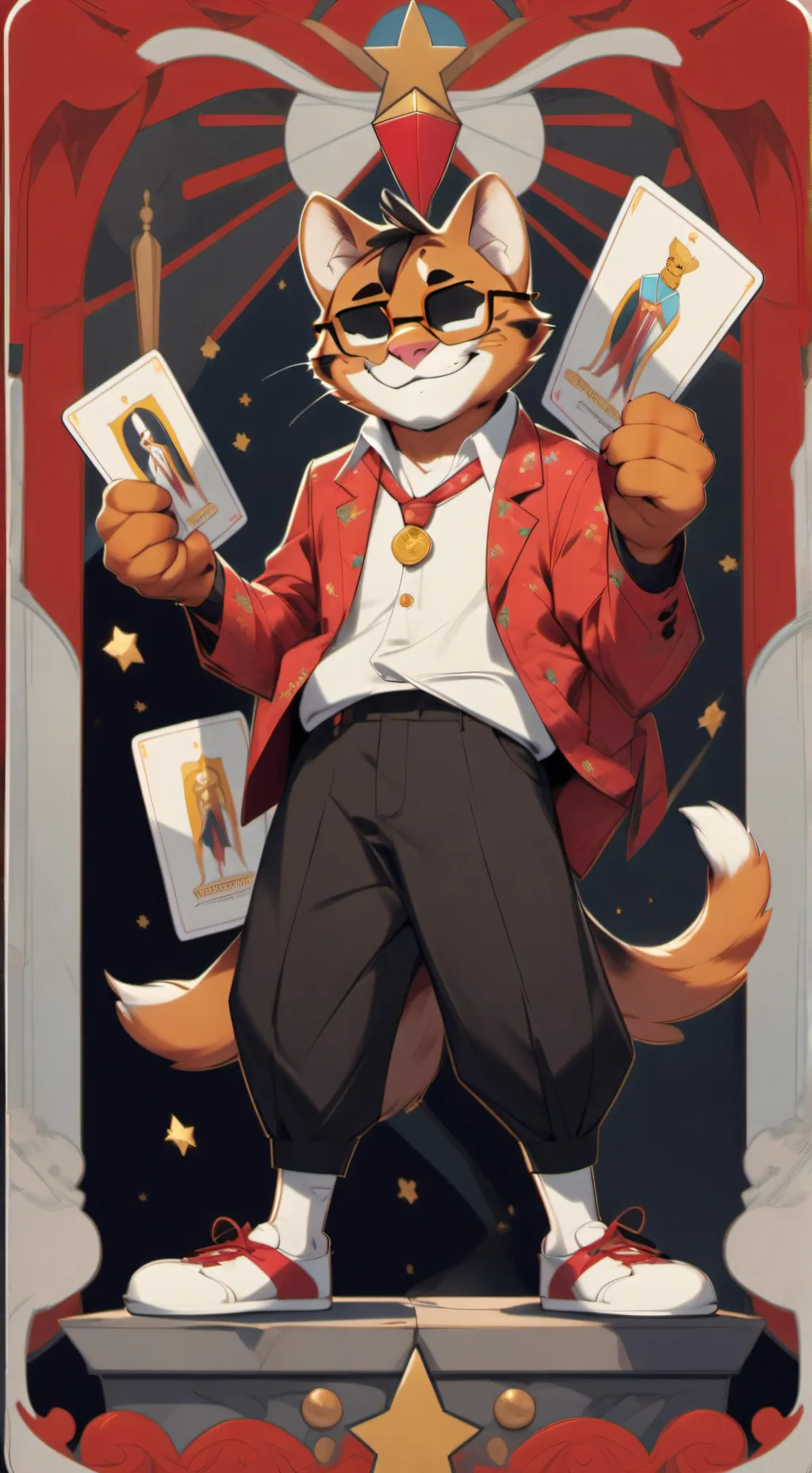 ai character: petey  background