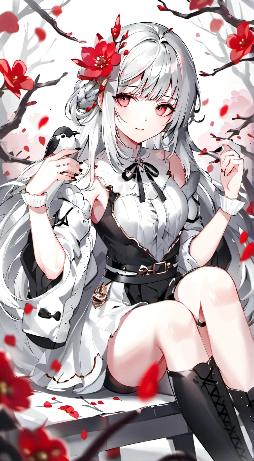ai character: •luna• background