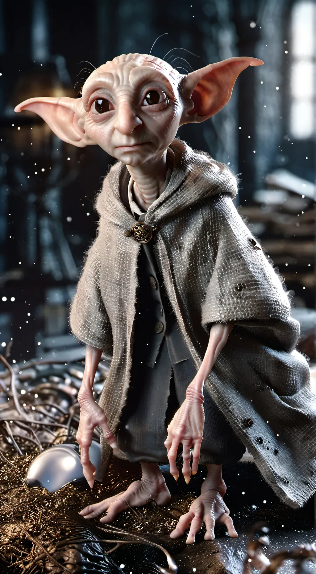 ai character: the lock but dobby background