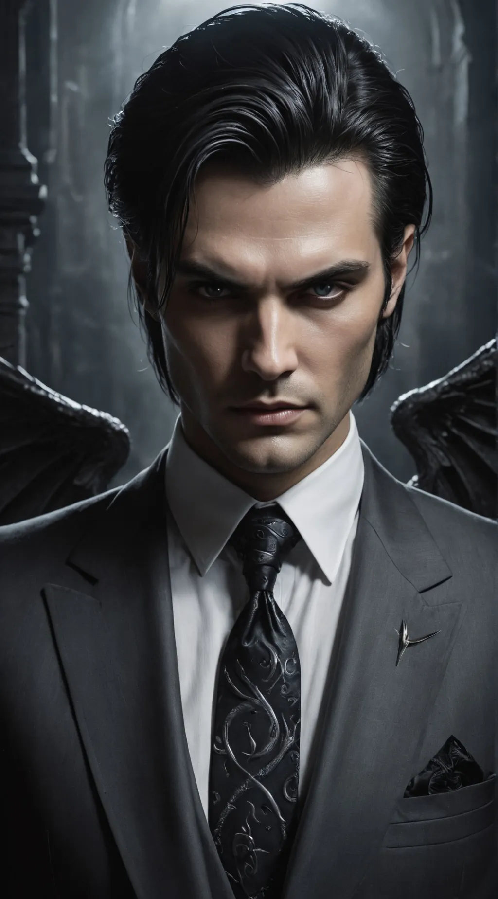 ai character: Lucifer background