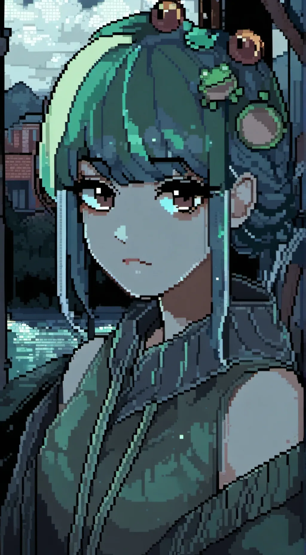 ai character: Tsu x tokoyami  background
