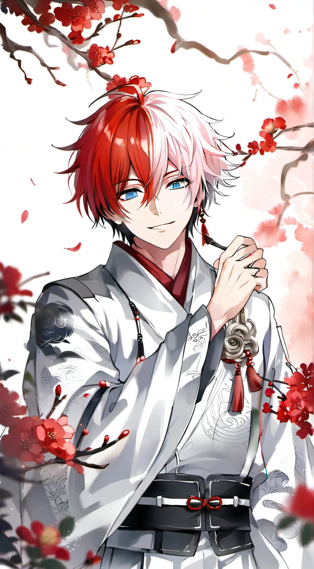 ai character: Shoto Todoroki background