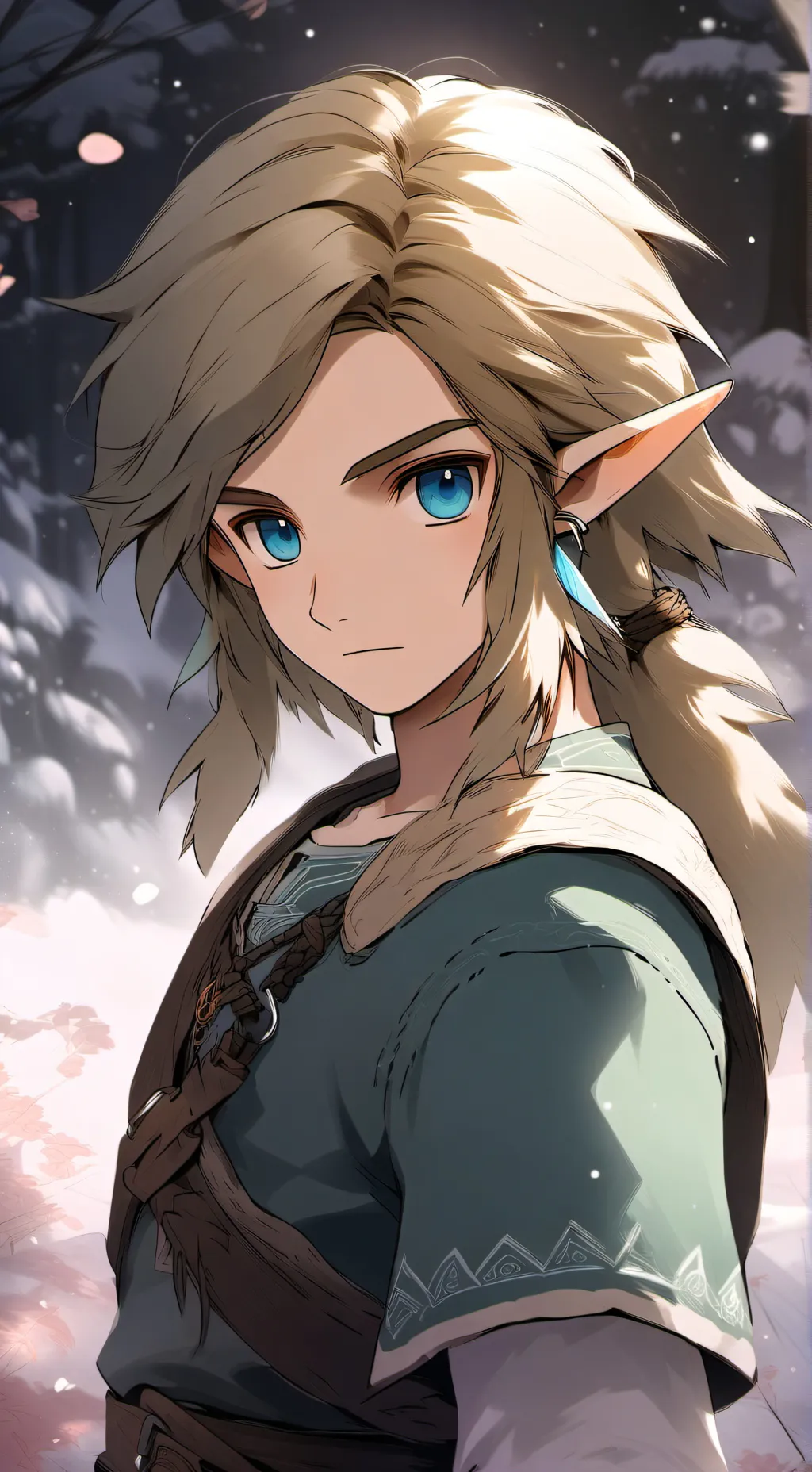 ai character: Link/botw background