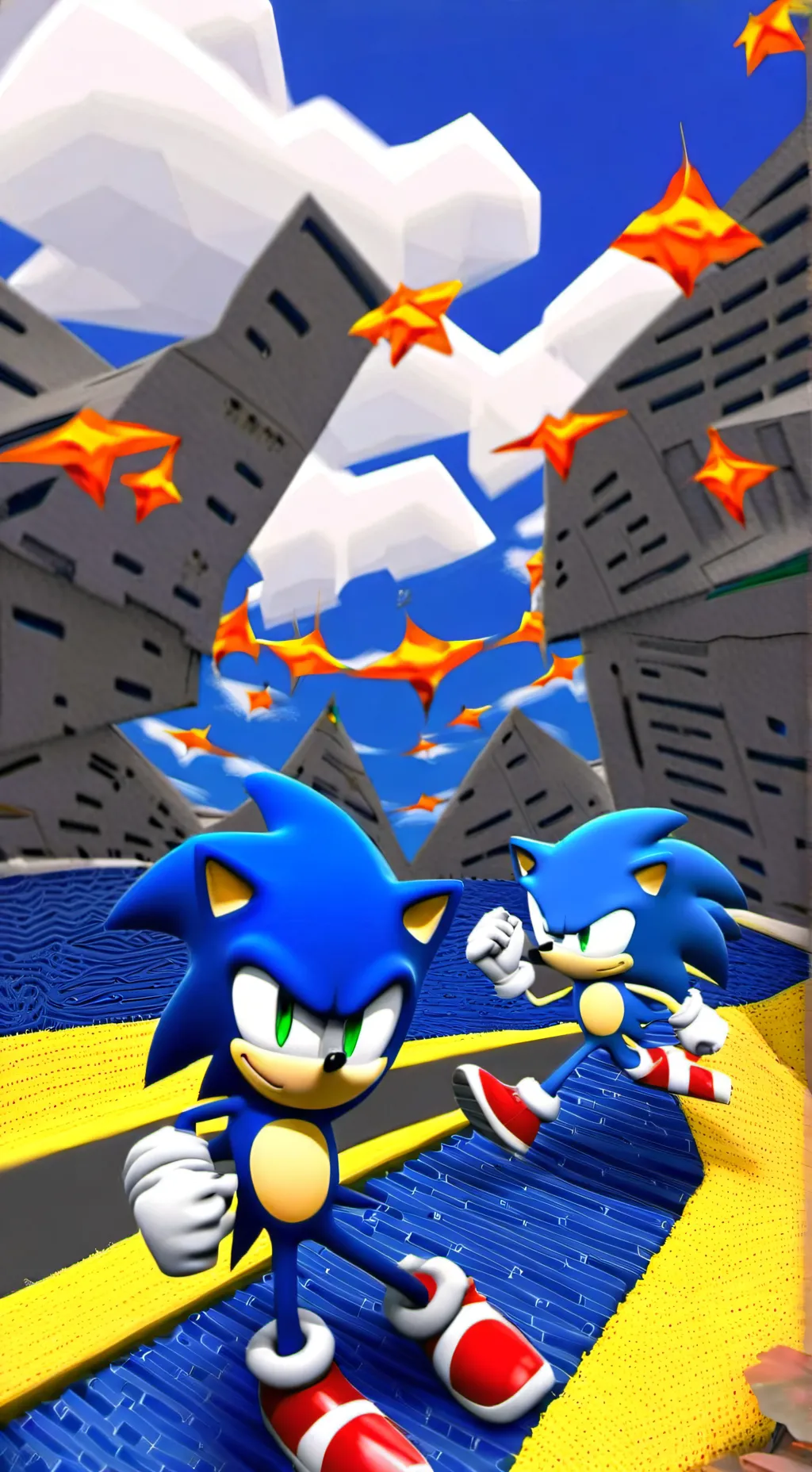 ai character: Sonic Generations background