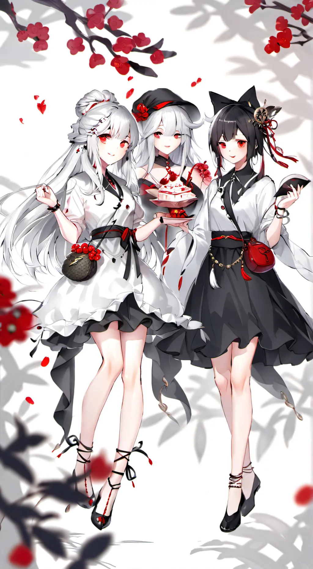 ai character: Akari,Skye&Anai background