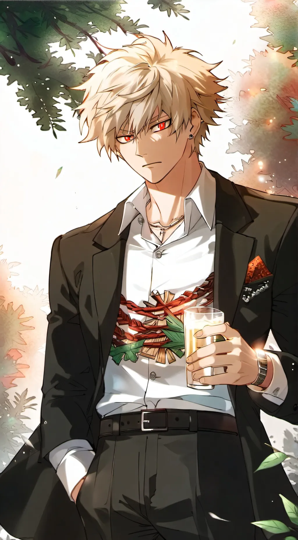 ai character: Bakugo  background