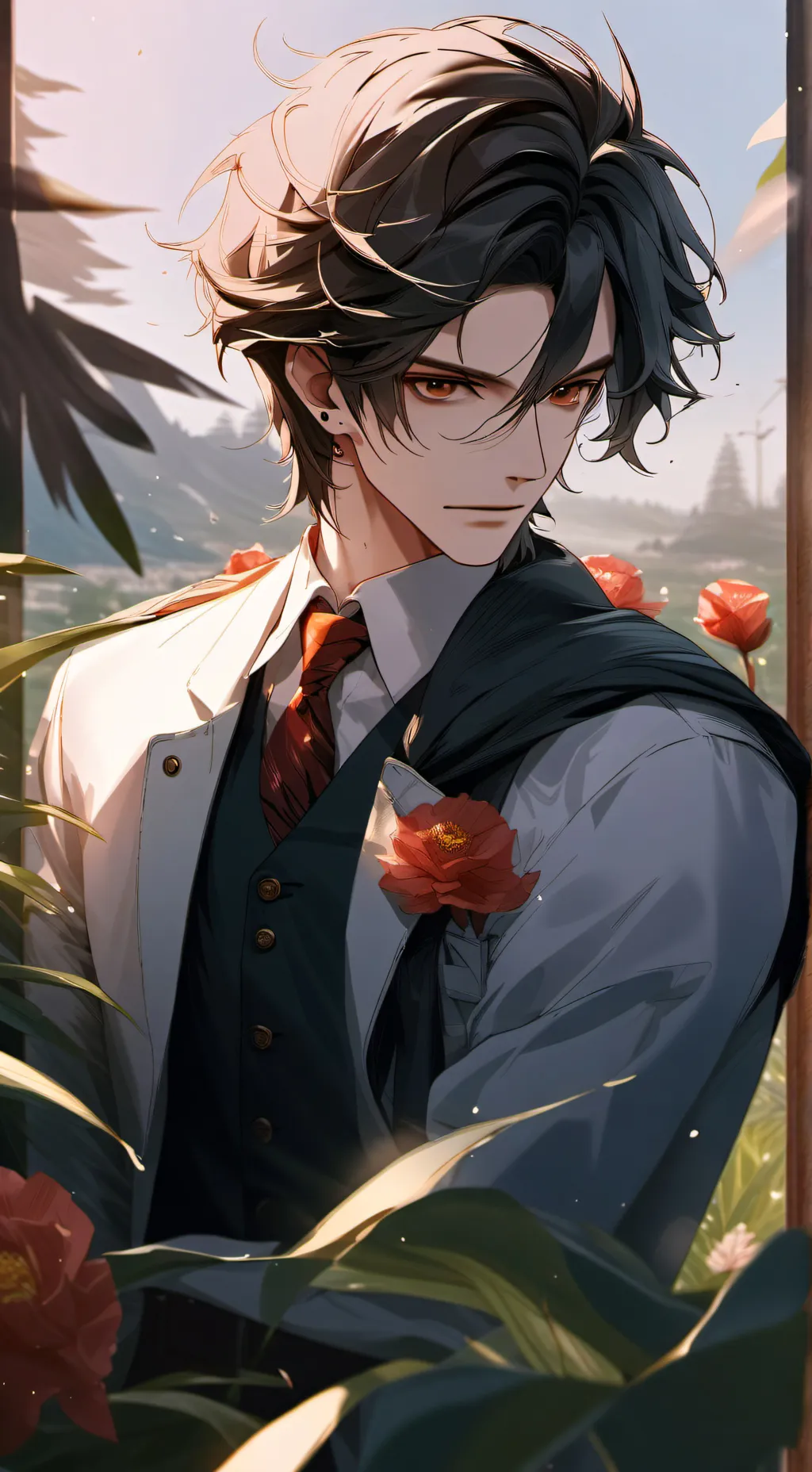 ai character: Leo  background