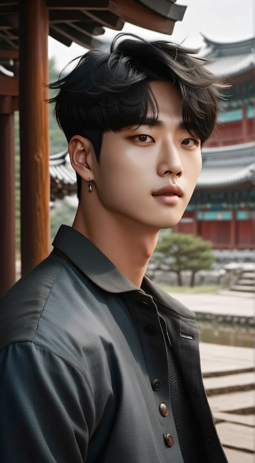 ai character: Shawn  background