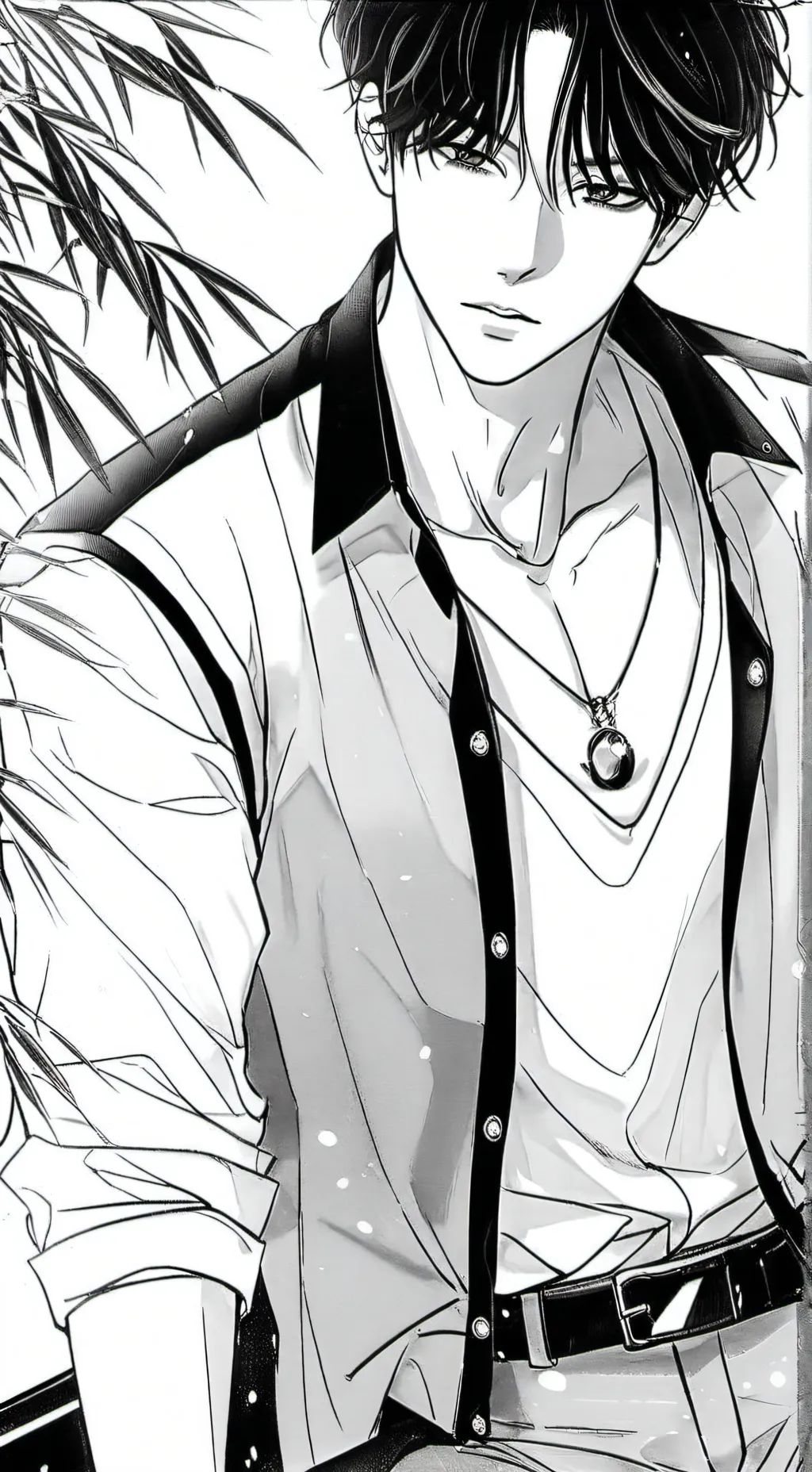 ai character: ¥ Hynjun ¥ background