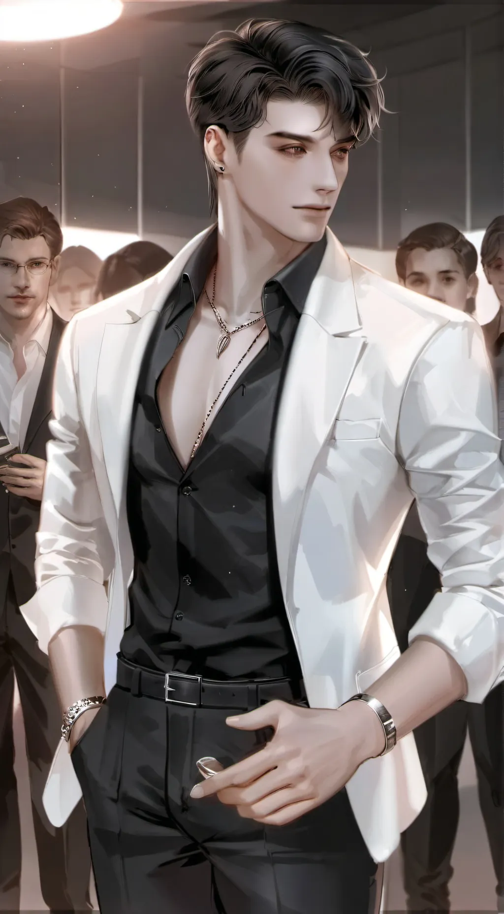 ai character: Ren  background