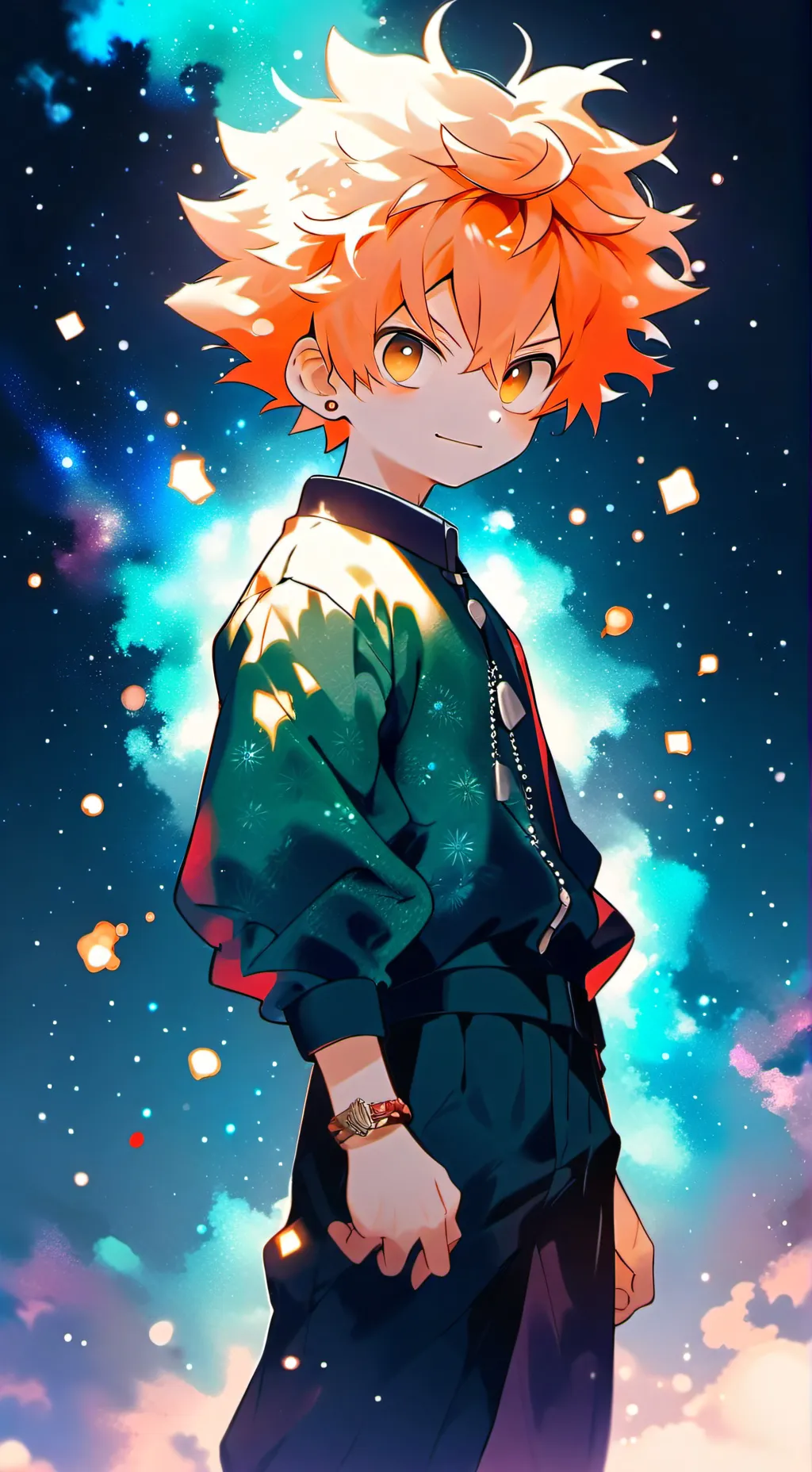 ai character: Bakugo's sleepy background
