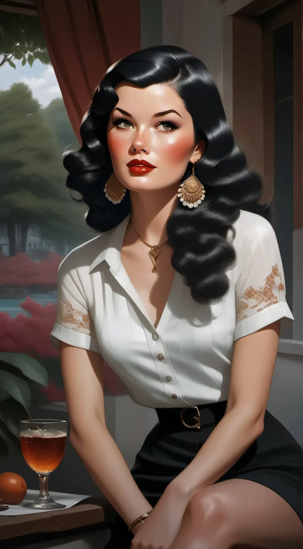 ai character: Ramona background