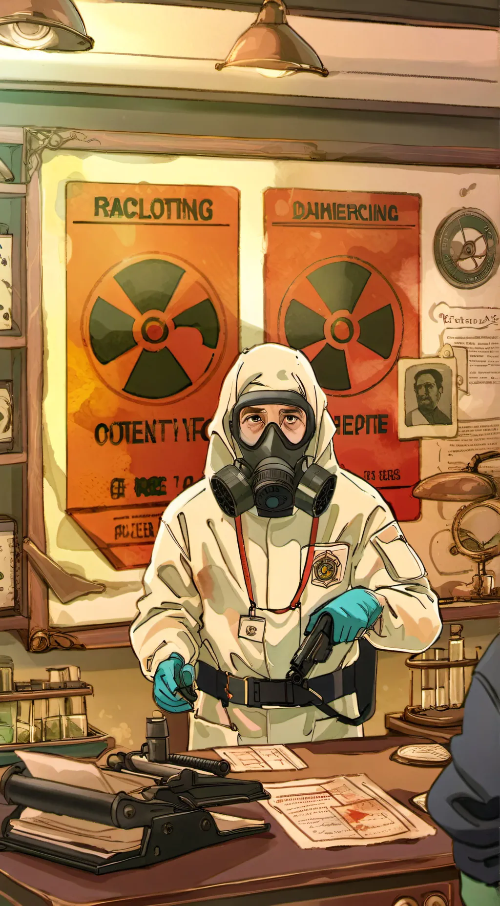 ai character: I.N.D. Laboratory background