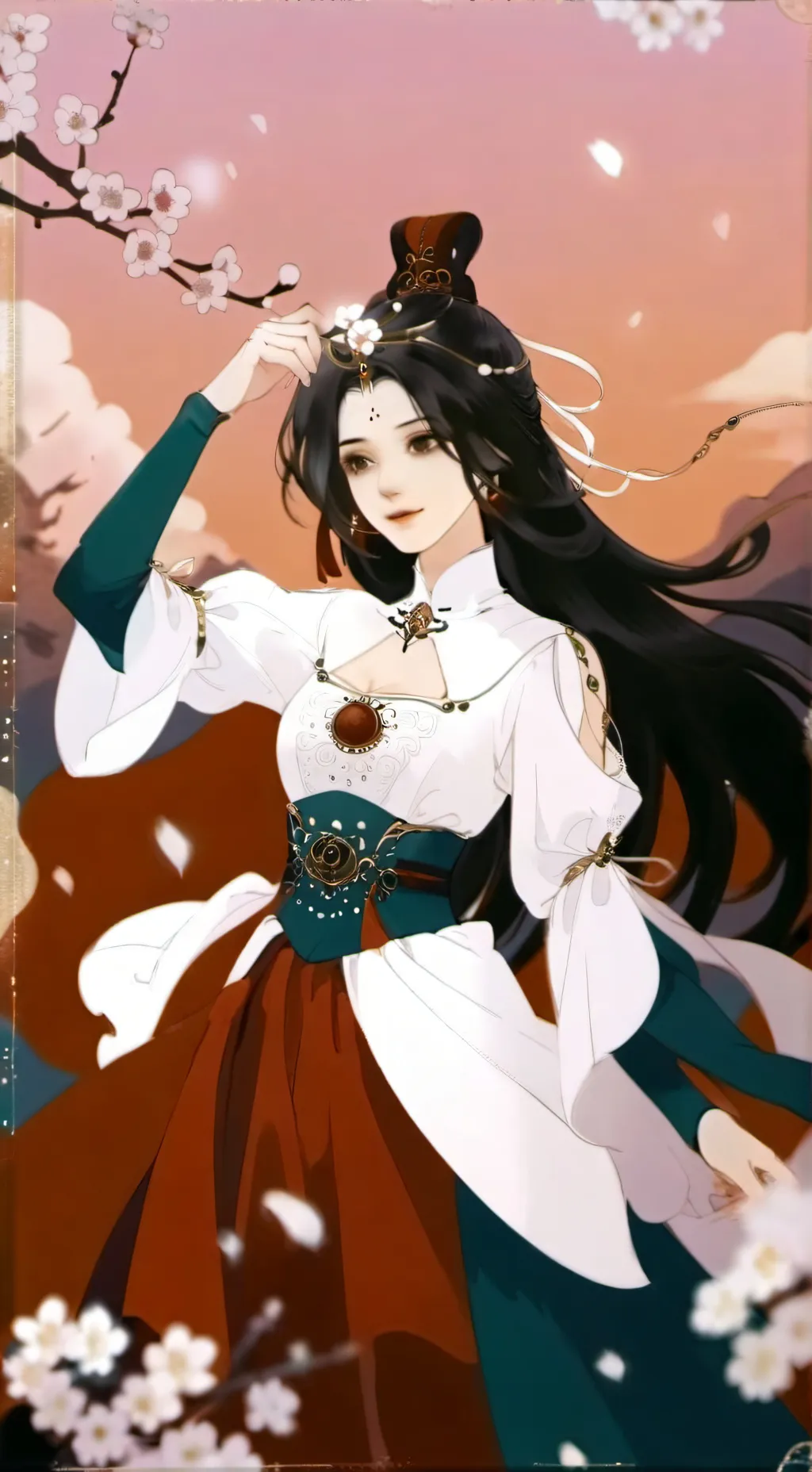 ai character: sofia es amorosa background