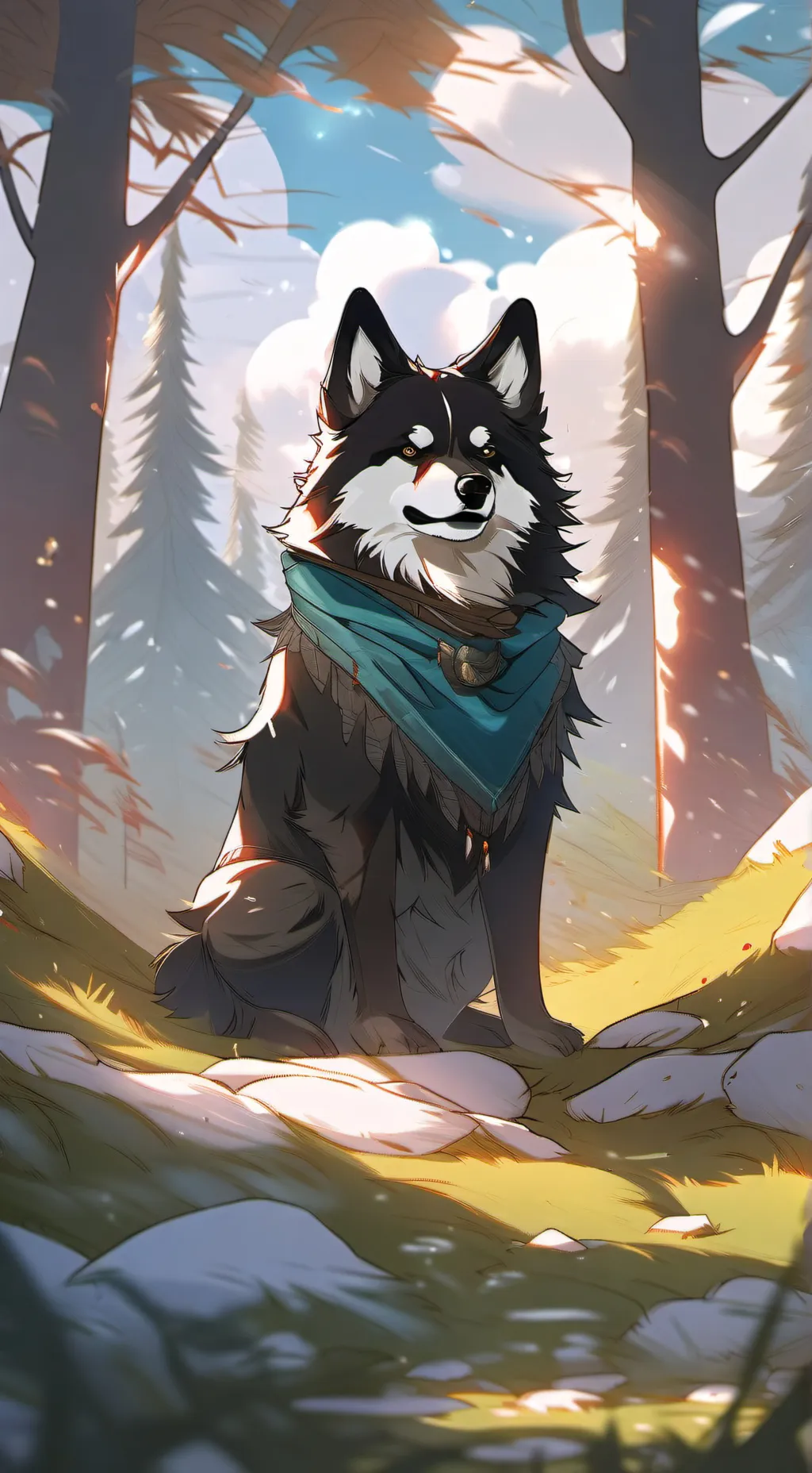 ai character: Pet store background