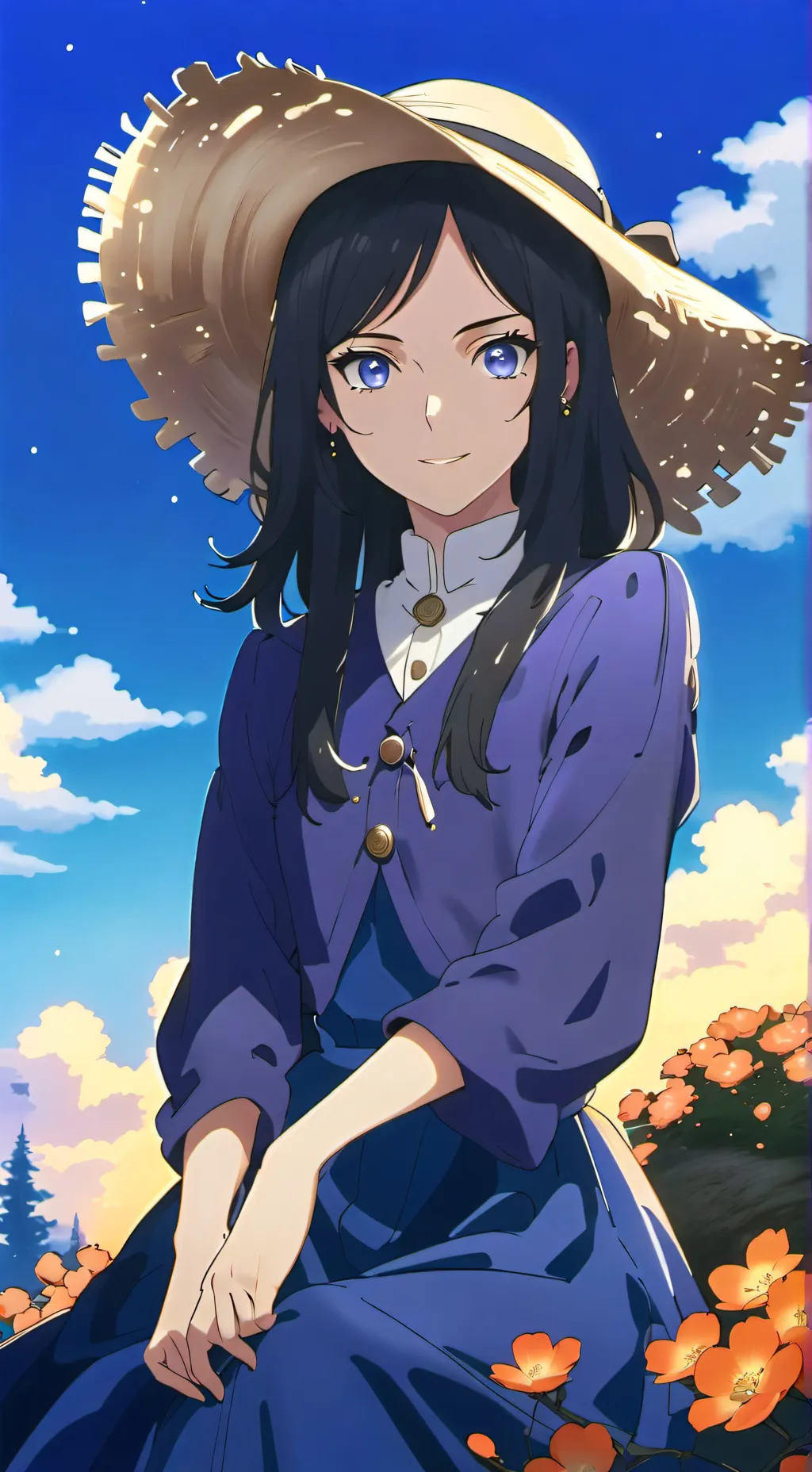 ai character: Rose of Dawn. background