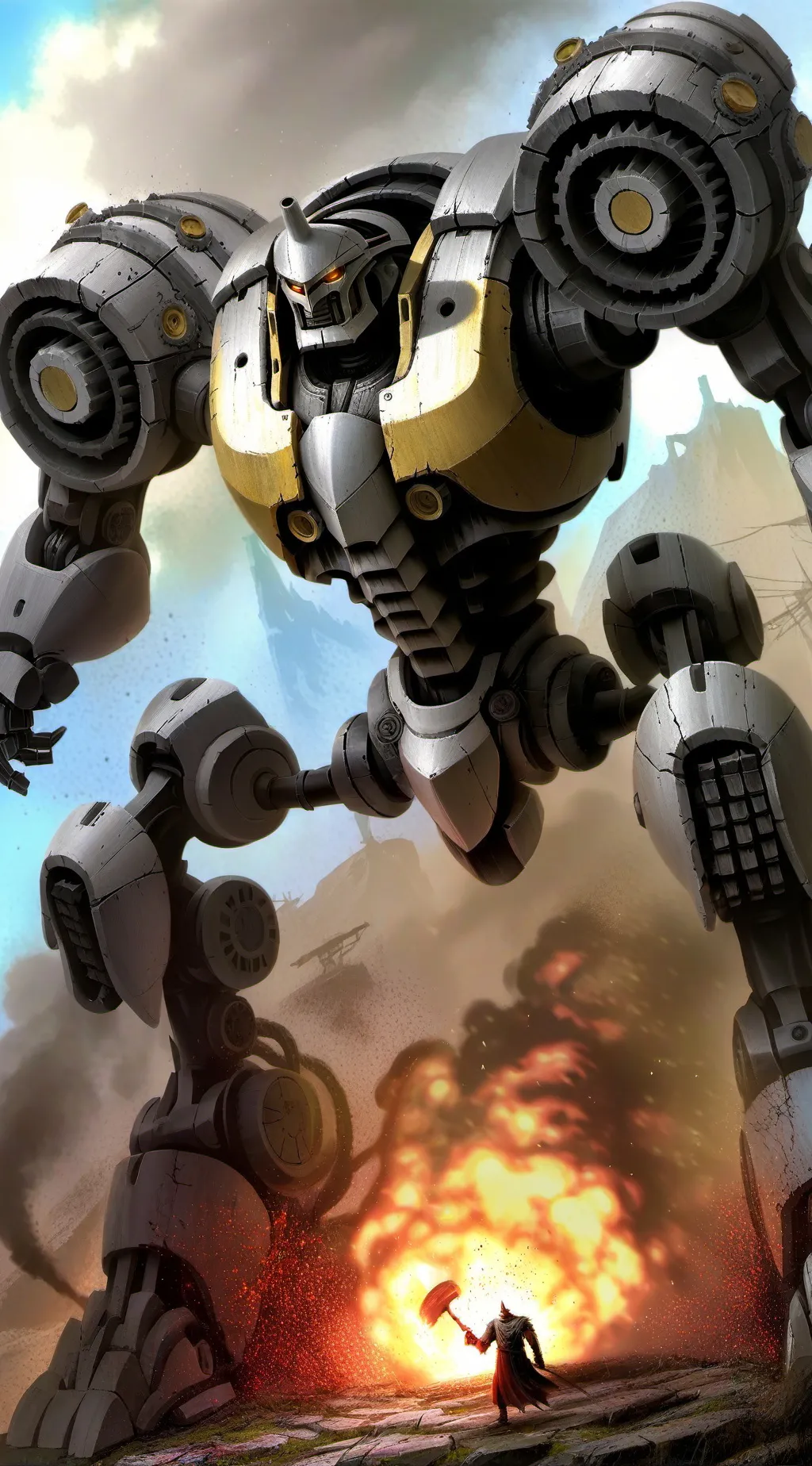 ai character: pacífic rim background